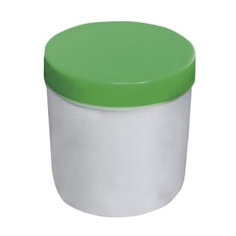 UG軟膏壷 軟膏容器 25-3659-0003 蓋:緑 軟膏容器 3-56(125ML)50イリ