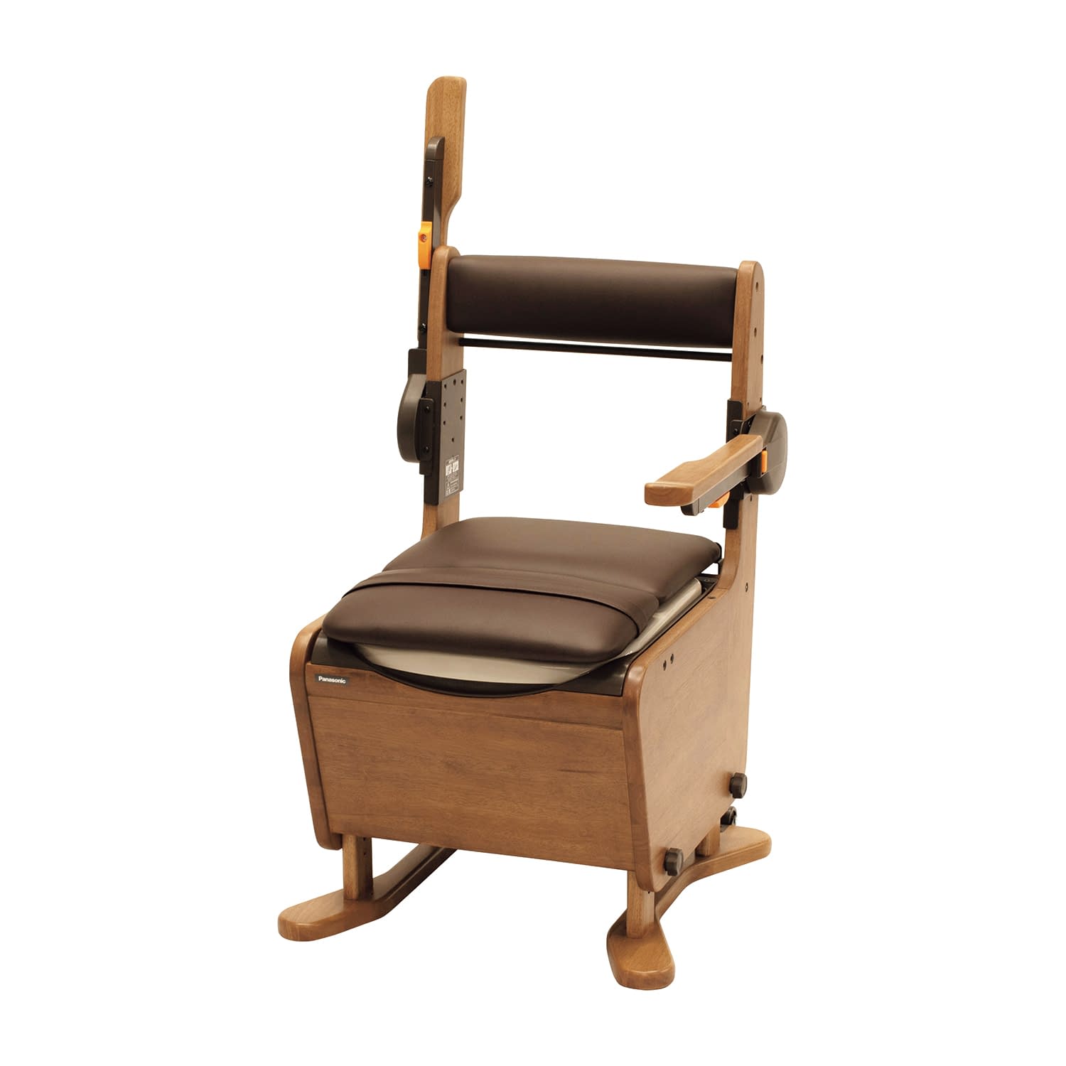 家具調トイレ座楽ひじ掛けはねあげ 便座タイプ,プラスチック便座 25-4672-01 家具調トイレ座楽 PN-L23406MB(プラベンザ