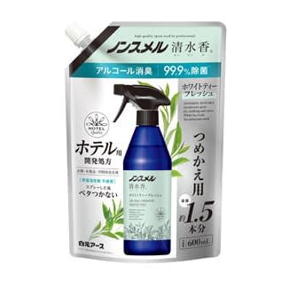 ノンスメル清水香(詰替) ホワイトティーフレッシュの香り 25-2573-07 白元アース 14078(600ML)ホワイトティーフ