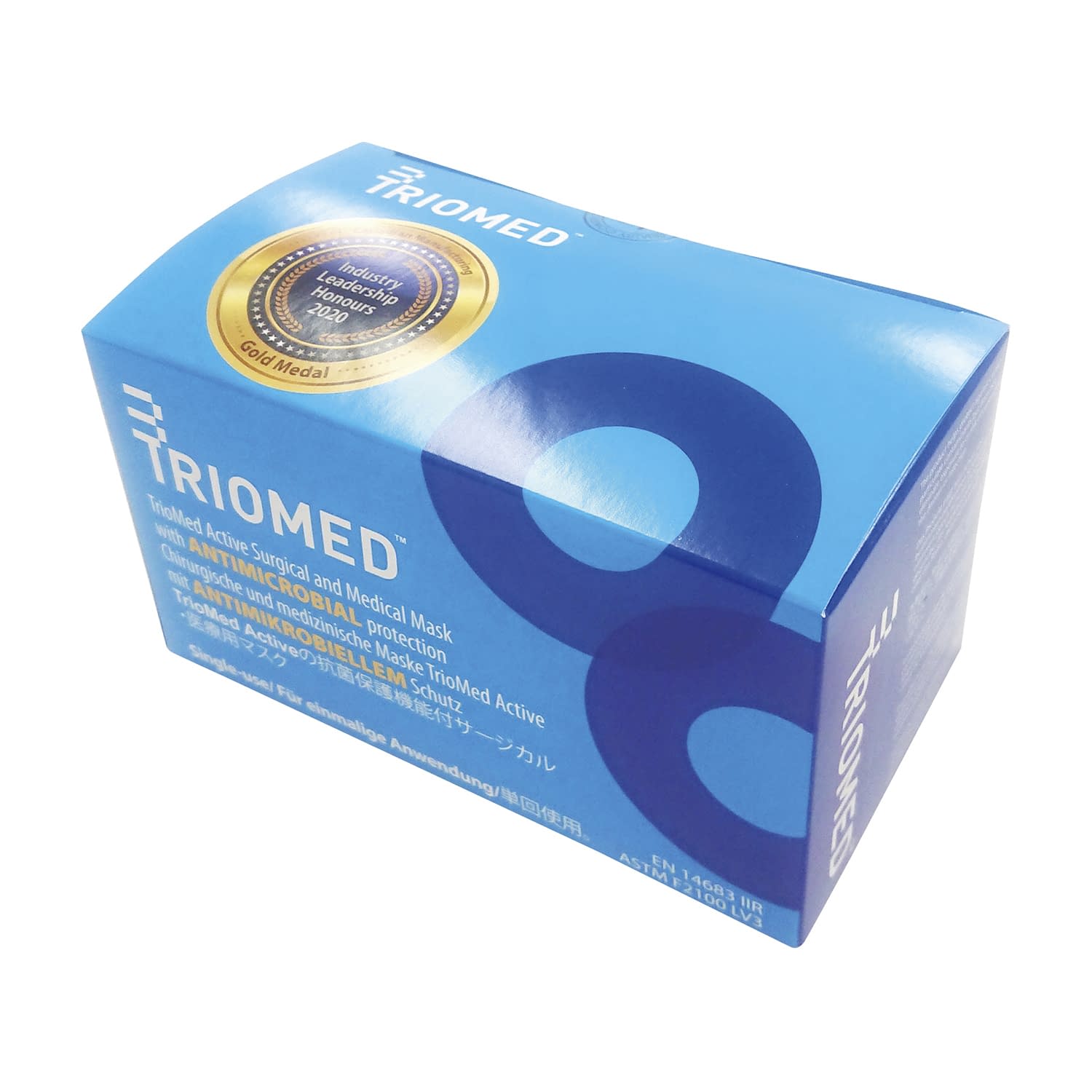 アクティブサージカルマスク(小さめ) 小さめ 25-2744-01 Triomed TAS-130(50マイイリ)