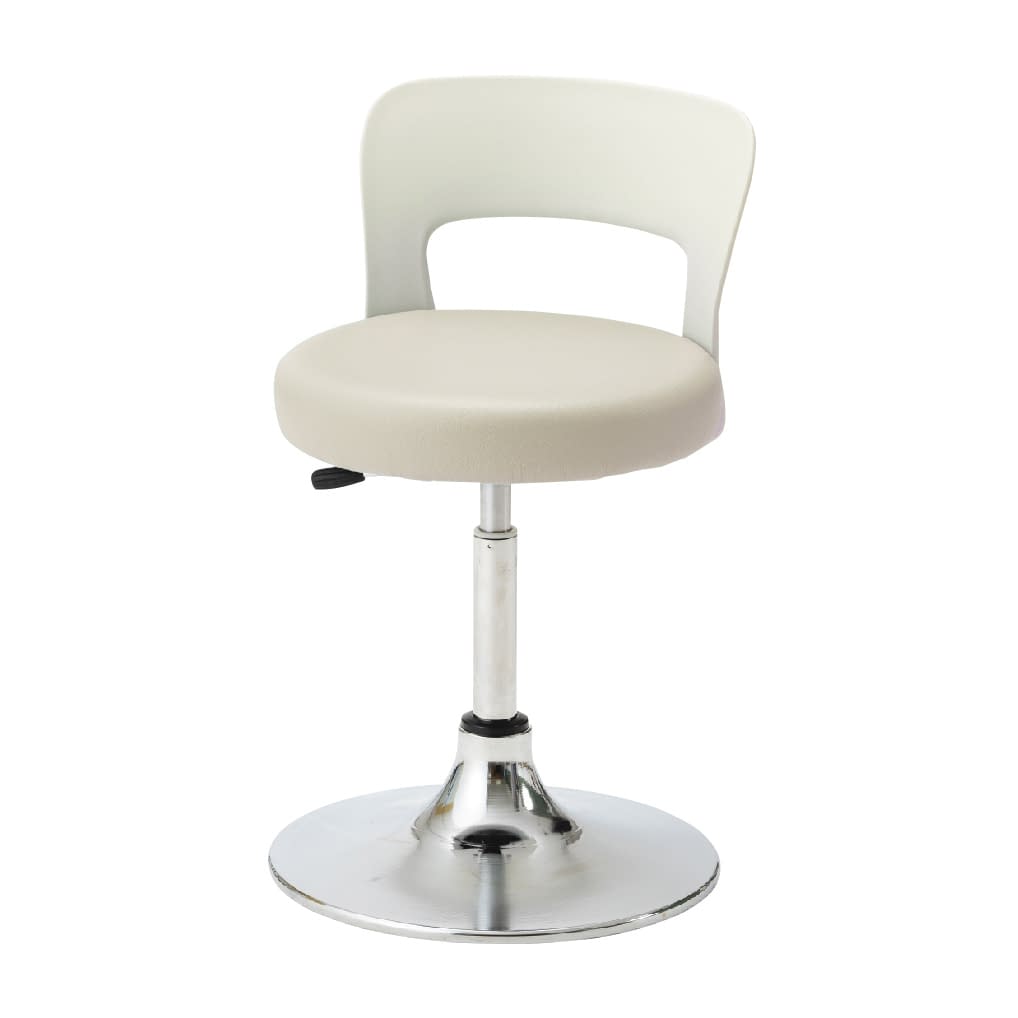 マツヨシ クランケチェア(背付) 診察椅子 25-3016-0006 クリームイエロー MATSUYOSHI MY-N3230R