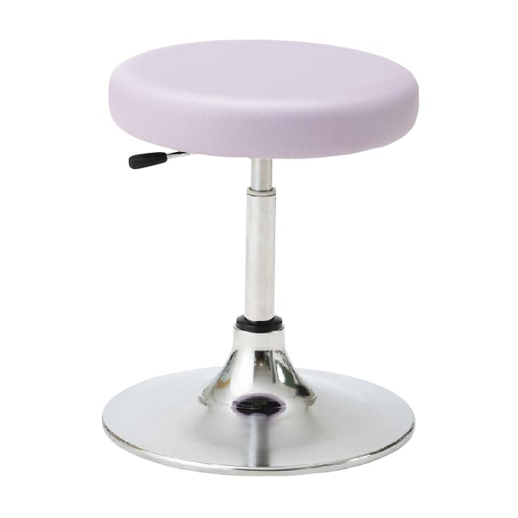 マツヨシ クランケチェア(背なし) 診察椅子 25-3017-0002 ラベンダー MATSUYOSHI MY-N3235R