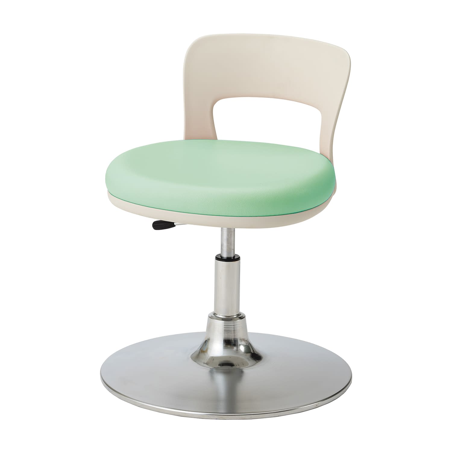 マツヨシクランケチェア(背付)ワイド 診察椅子 25-3018-0004 ミントグリーン MATSUYOSHI MY-N3270R