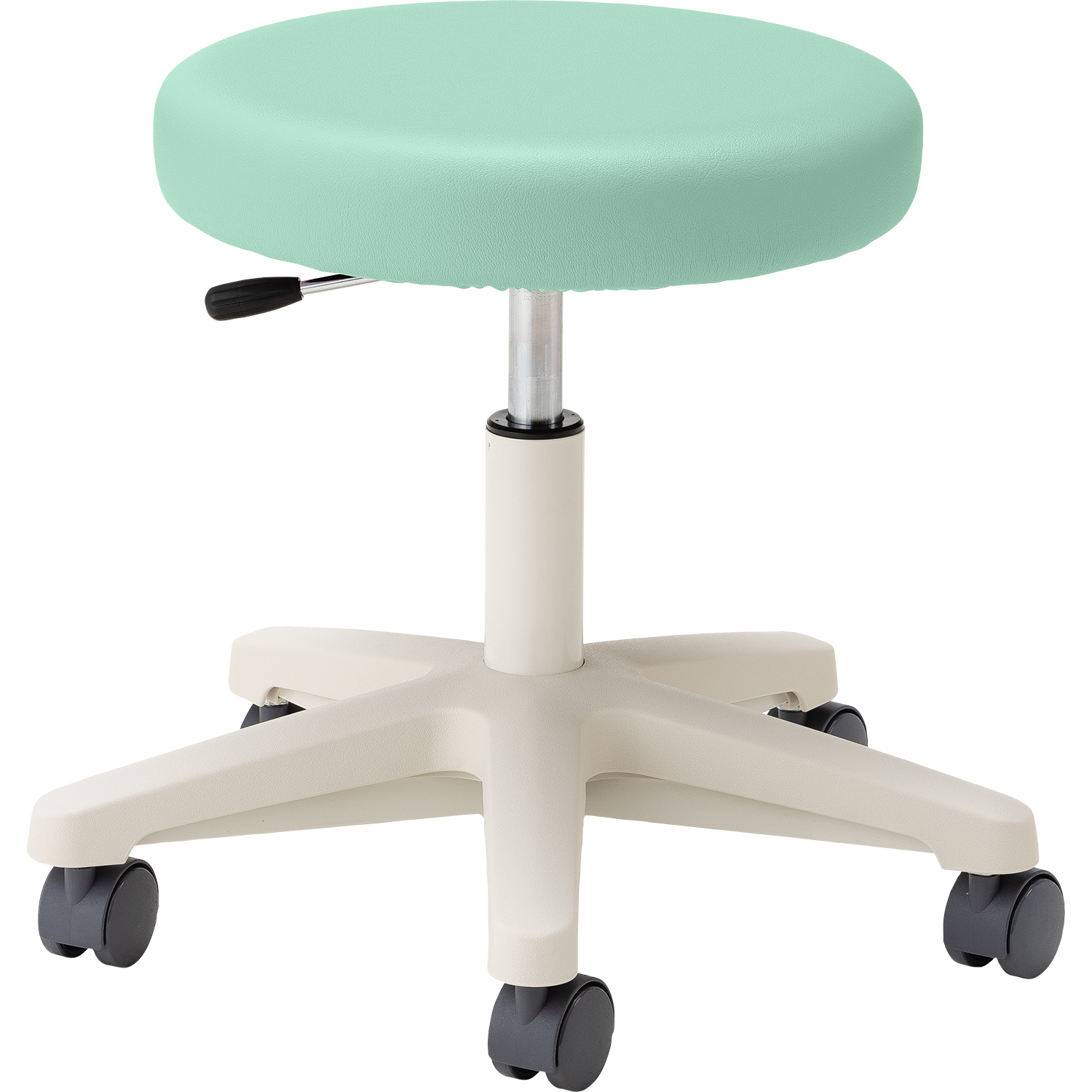 マツヨシ ナースチェア(背なし) 背なし 丸椅子 25-2566-0104 ミントグリーン MATSUYOSHI MY-N3245R
