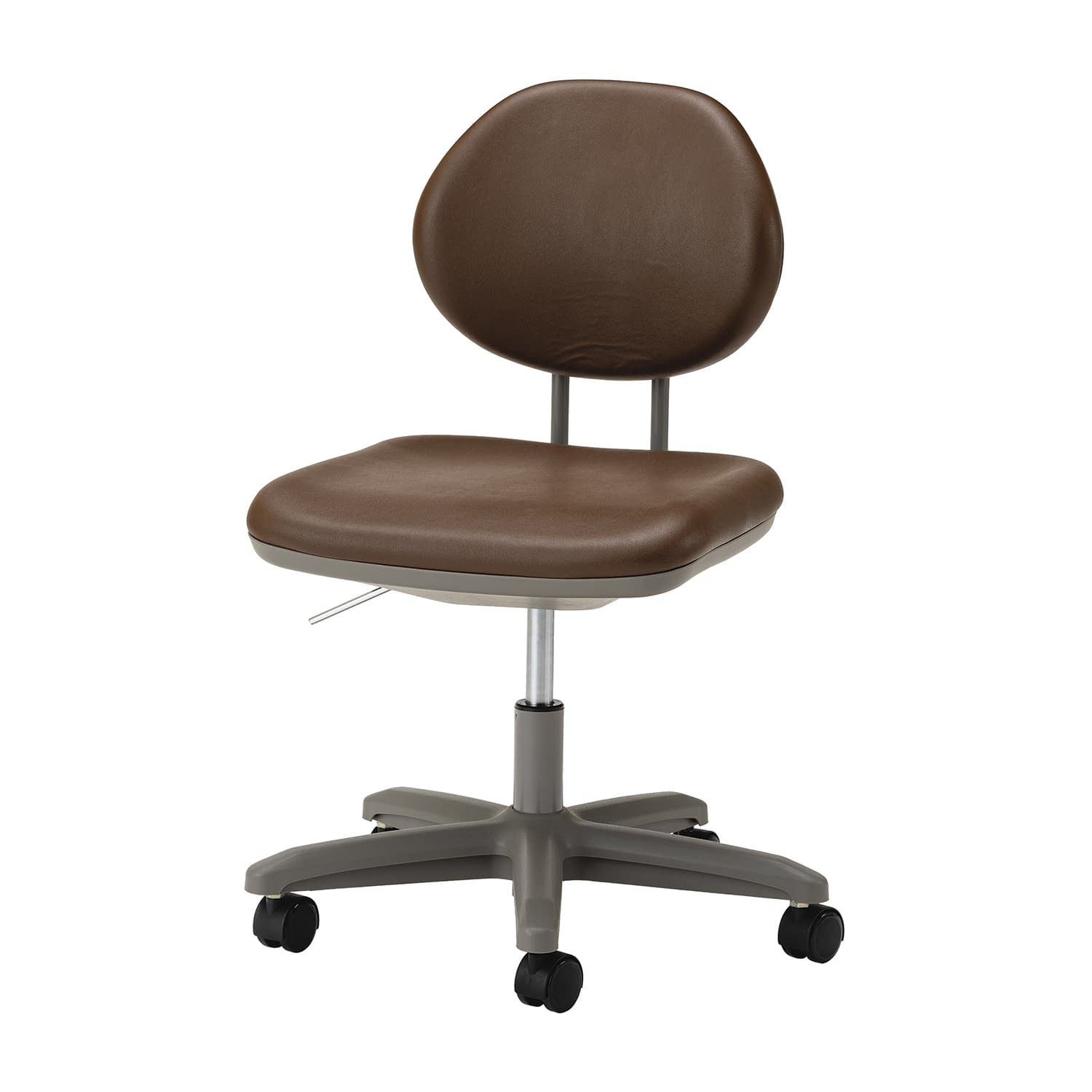 導電チェア 足掛けリング無 25-2568-01 ノーリツイス TE-EL6L-Z(ダークブラウン)