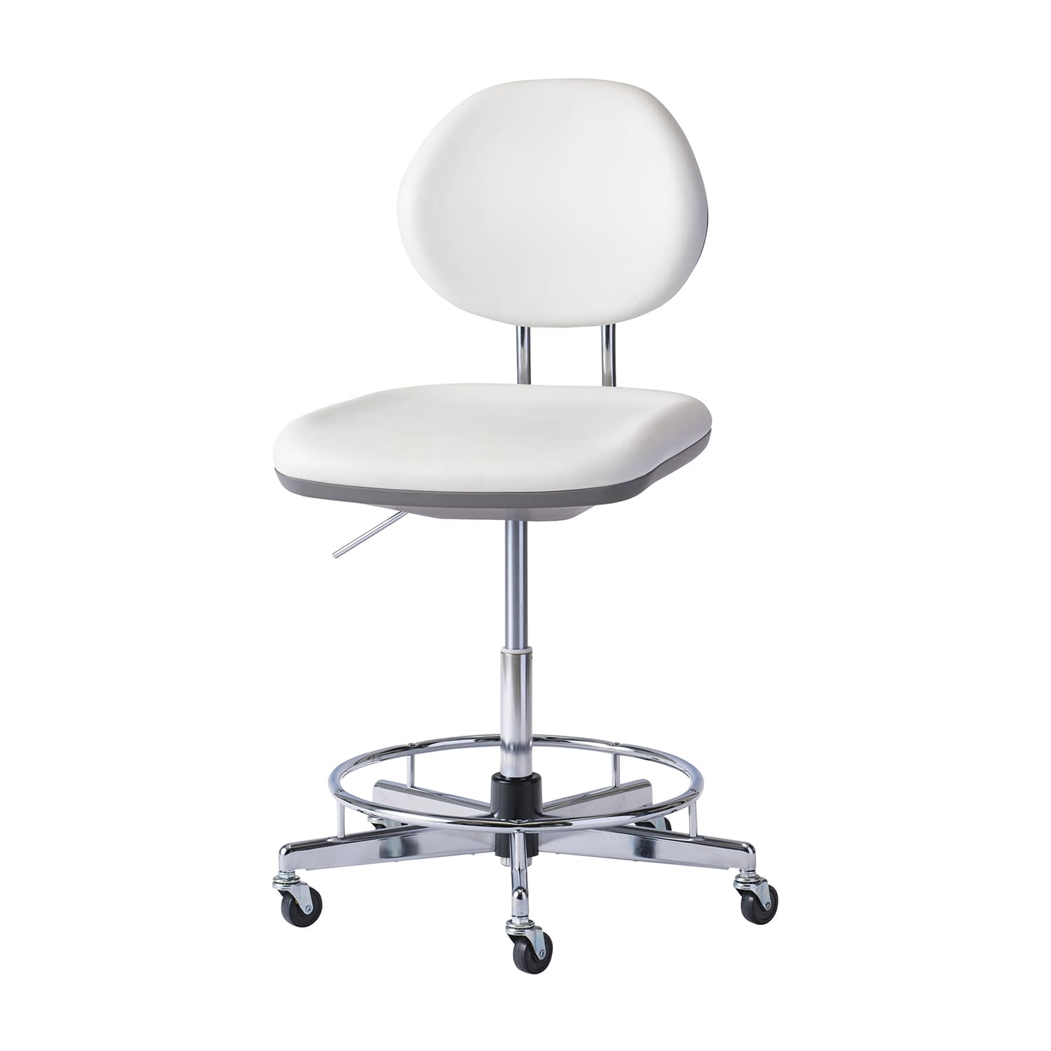 足掛リング付導電チェア 足掛けリング付 25-2568-04 ノーリツイス TSW-EG6R-Z(ホワイト)