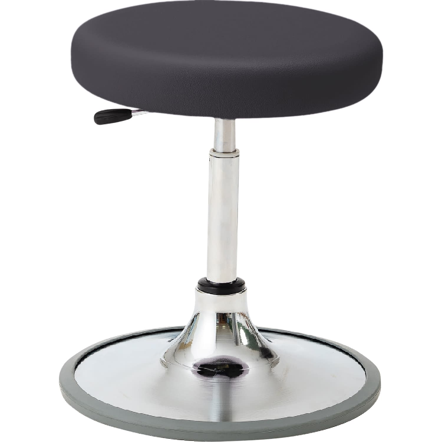 マツヨシ クランケチェア(背なし) 診察椅子 25-3017-0101 ブラック MATSUYOSHI