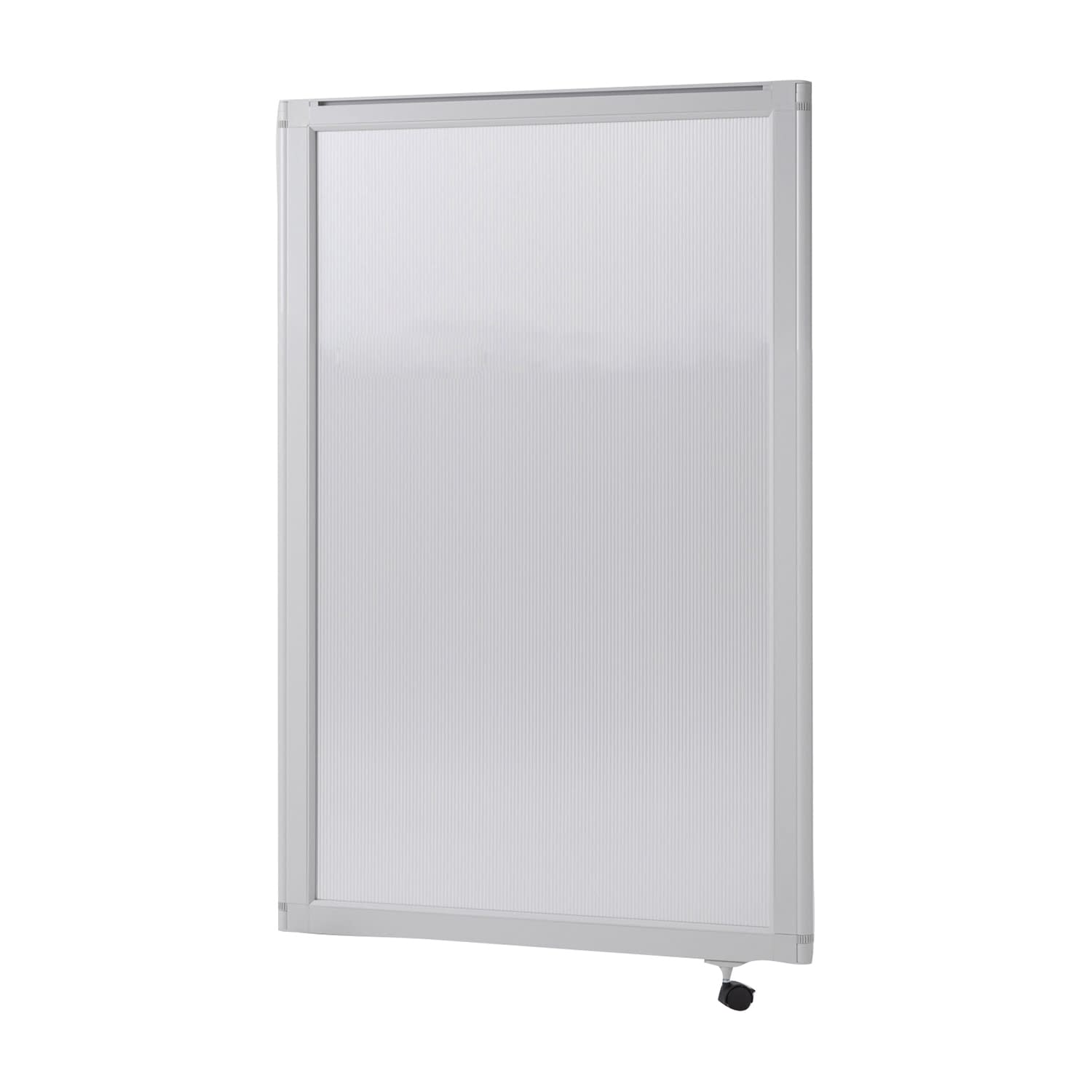 ポリカーボネートパネル(増連) 増連単キャスター1個付 スクリーン(衝立) 25-3019-02 MATSUYOSHI EP-E1509C(W90XH150)