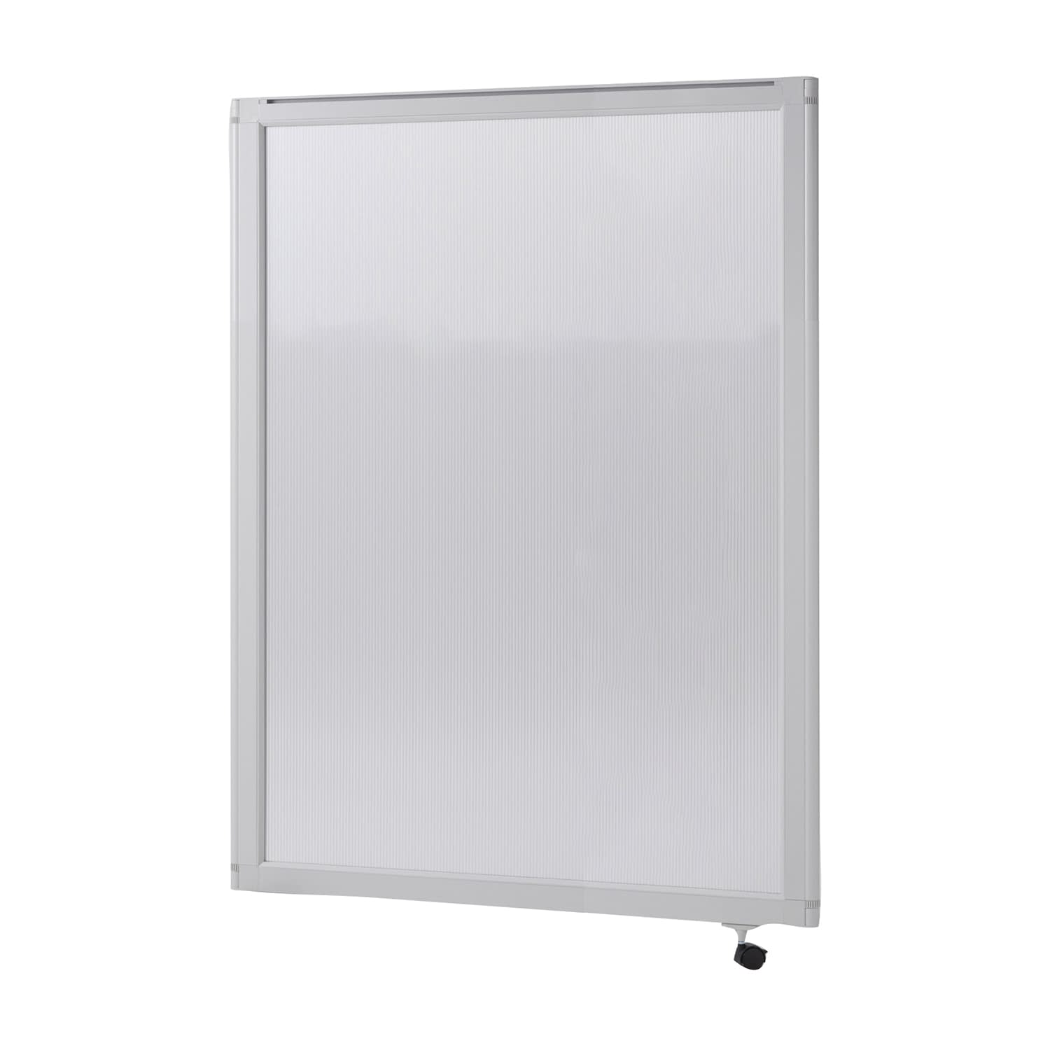 ポリカーボネートパネル(増連) 増連単キャスター1個付 スクリーン(衝立) 25-3019-05 MATSUYOSHI EP-E1512C(W120XH150)