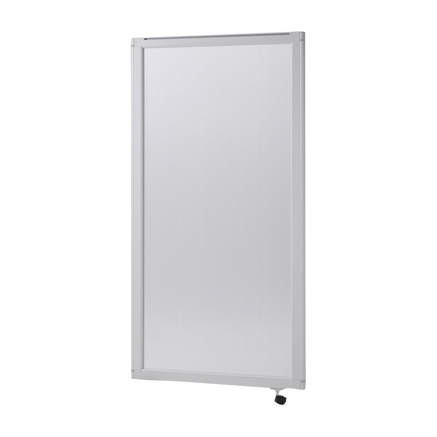 ポリカーボネートパネル(増連) 増連単キャスター1個付 スクリーン(衝立) 25-3019-08 MATSUYOSHI EP-E1809C(W90XH180)