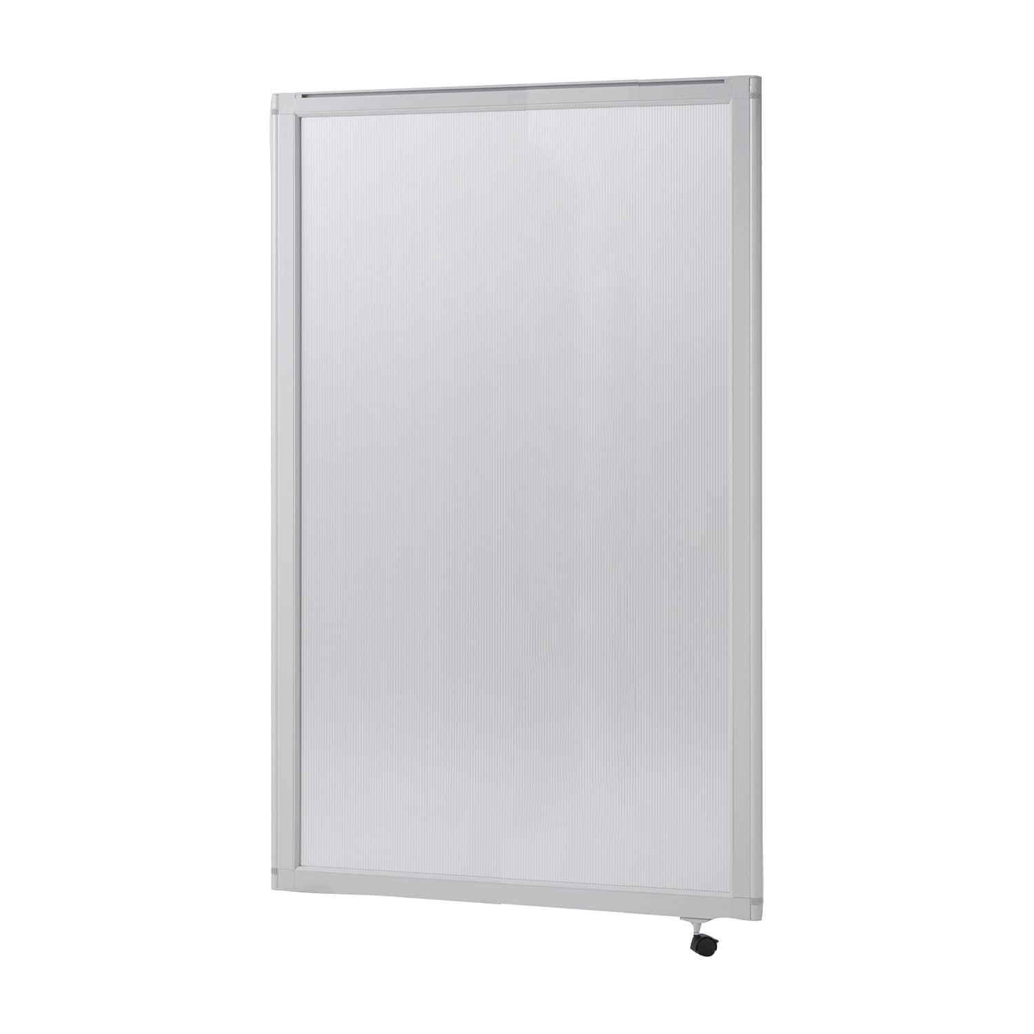 ポリカーボネートパネル(増連) 増連単キャスター1個付 スクリーン(衝立) 25-3019-11 MATSUYOSHI EP-E1812C(W120XH180)