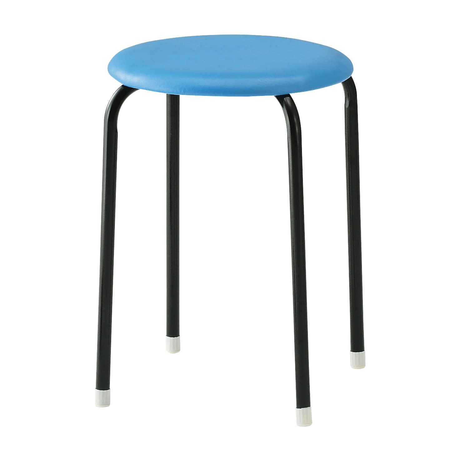 丸椅子 C-19 ブルー   25-3025-02ブルー【ノーリツイス】(C-19)(25-3025-02)