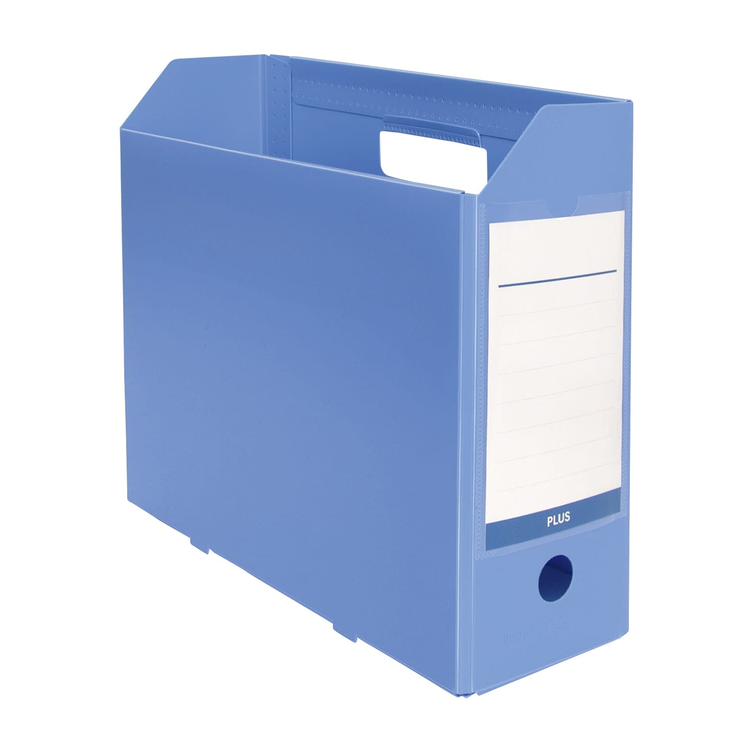 抗菌PPボックスファイル 25-3012-00 プラス FL-201AB(ブルー)