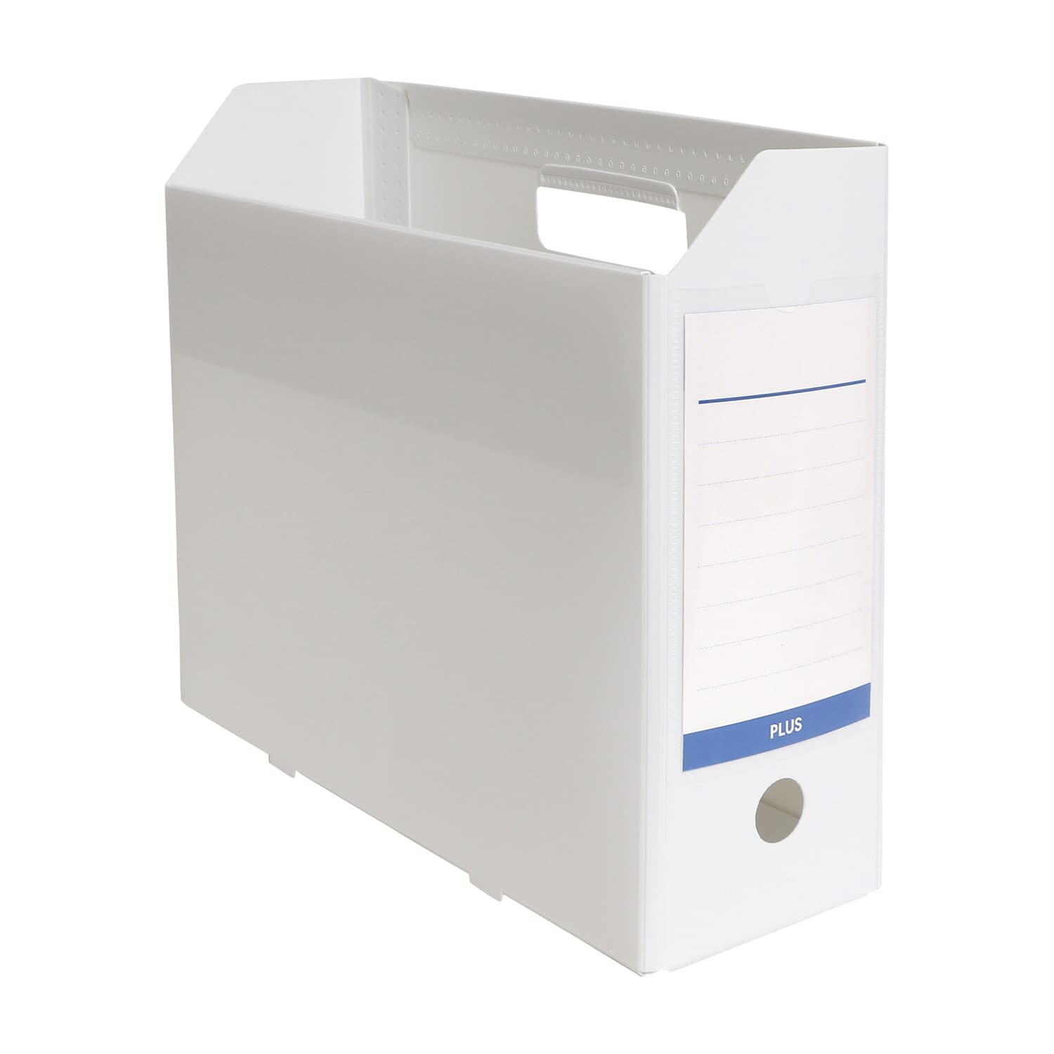 抗菌PPボックスファイル 25-3012-01 プラス FL-201AB(ホワイト)