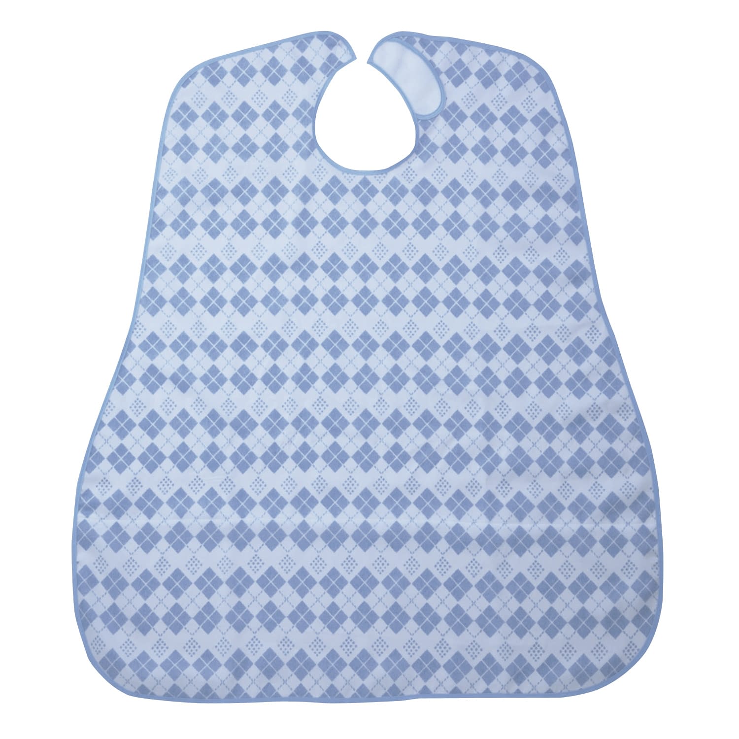 食事用エプロン 25-2559-0001 ダイヤブルー 日本エンゼル 6060A