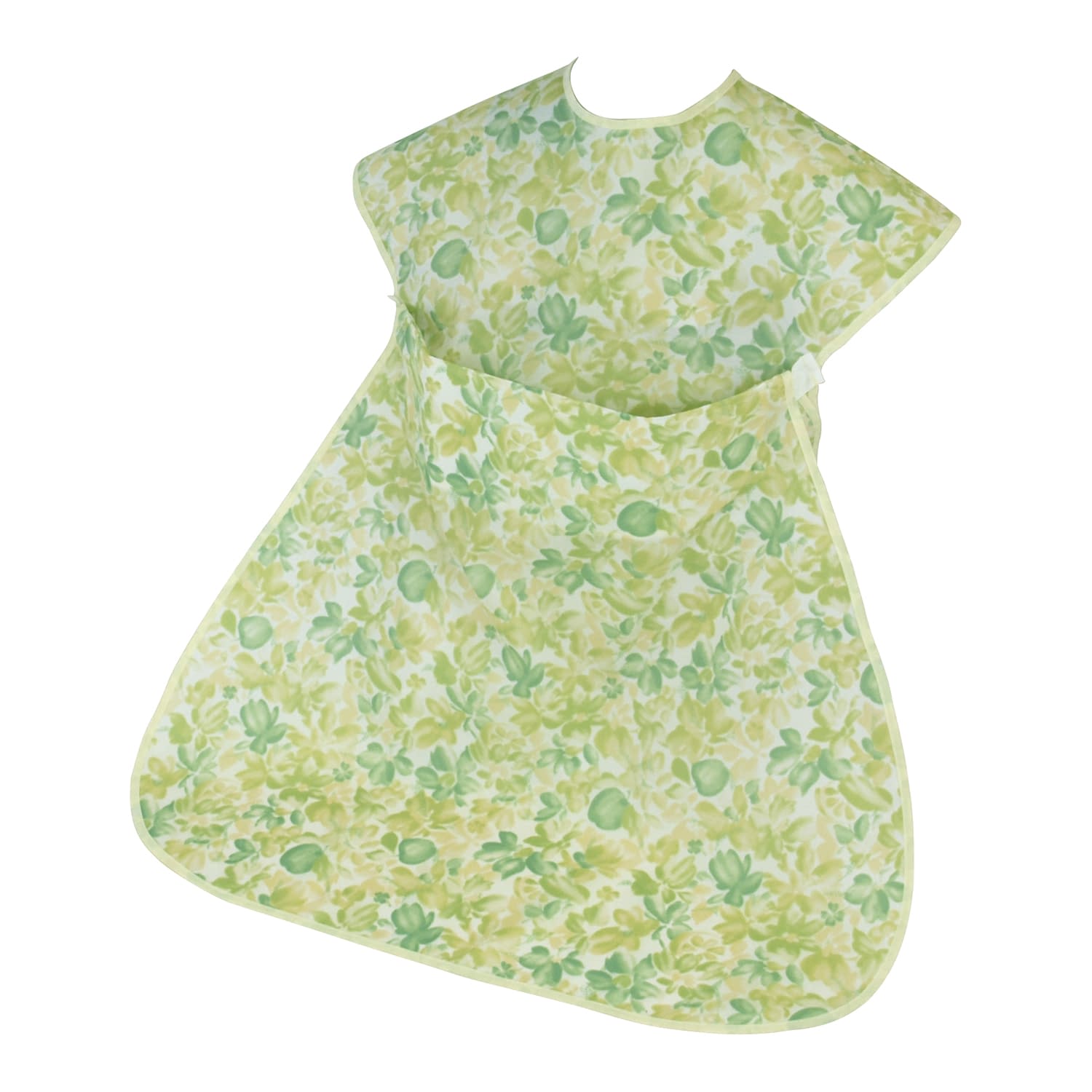 食事用ポケットエプロン 食事用エプロン 24-2715-0101 フルーツ(グリーン) 日本エンゼル 6073A(ポケットオープンタイプ