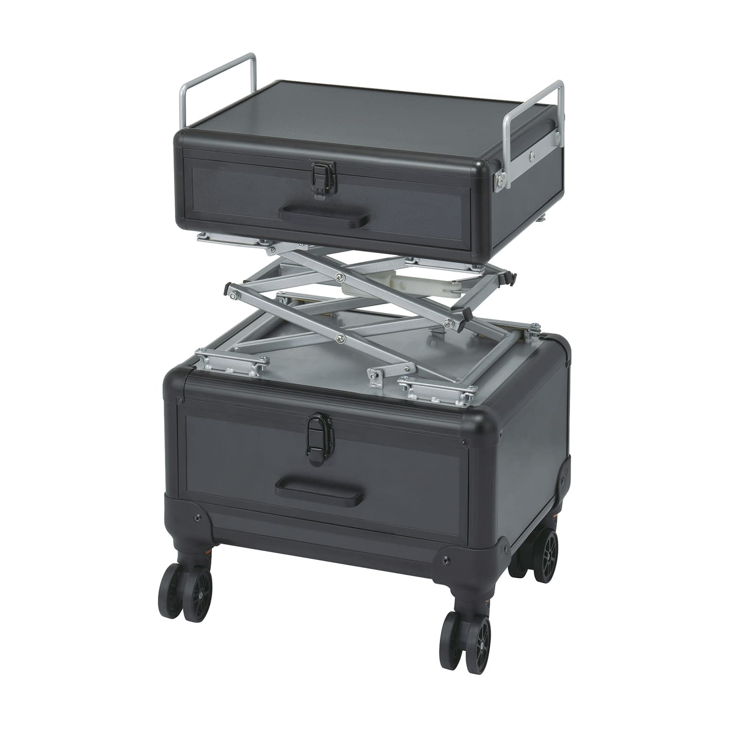 アプリワゴン(リフティング収納) ナースカート 25-3487-00 アプリワゴン SN-AP017(ブラック)