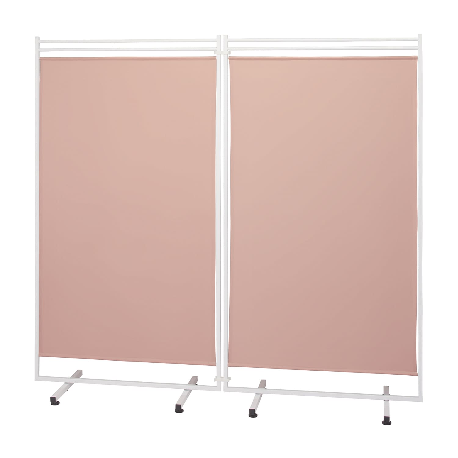 抗菌衝立スクリーン アミカルW 固定式衝立 25-3525-01 西村製作所 ピンク