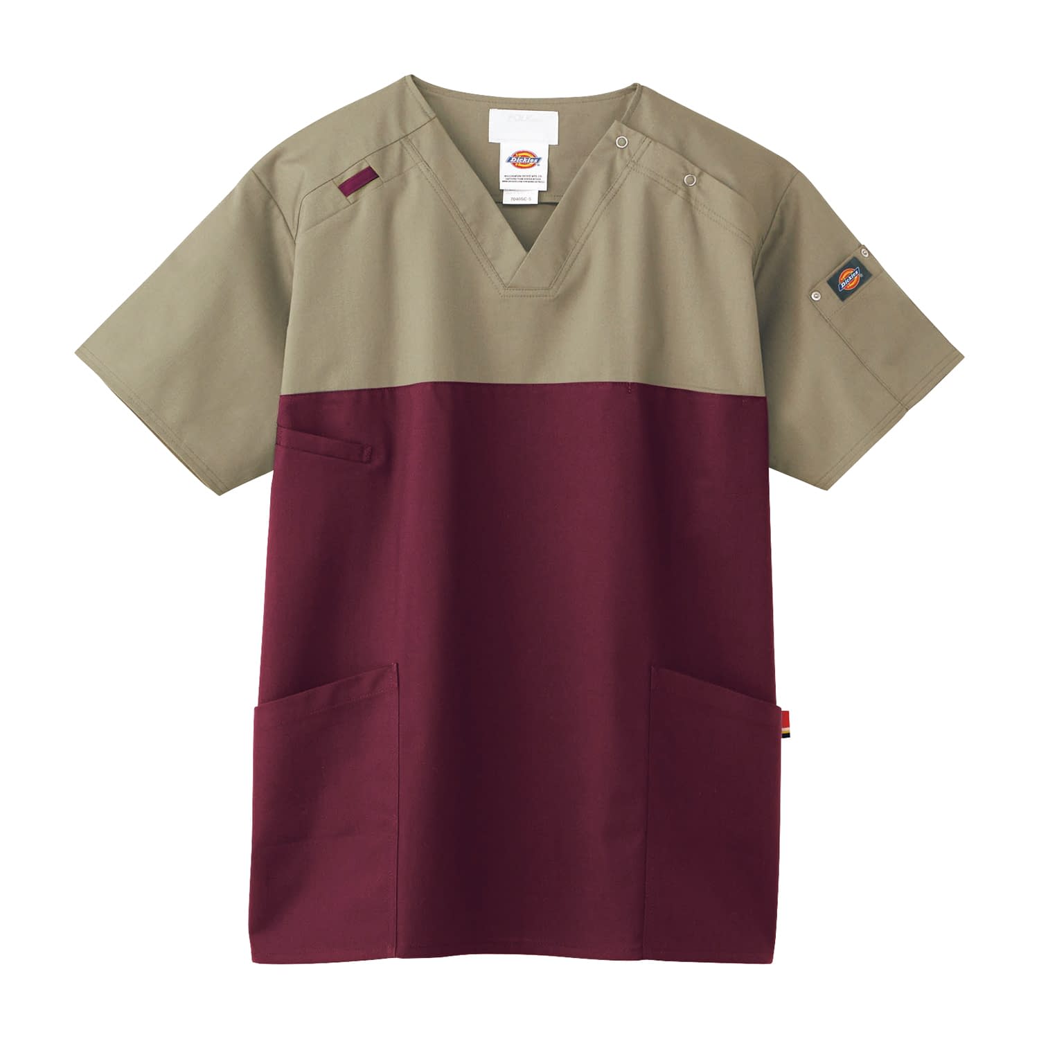 ディッキーズ スクラブ 24-7005-0602 S ディッキーズ 7040SC-10(ストーンXボルド