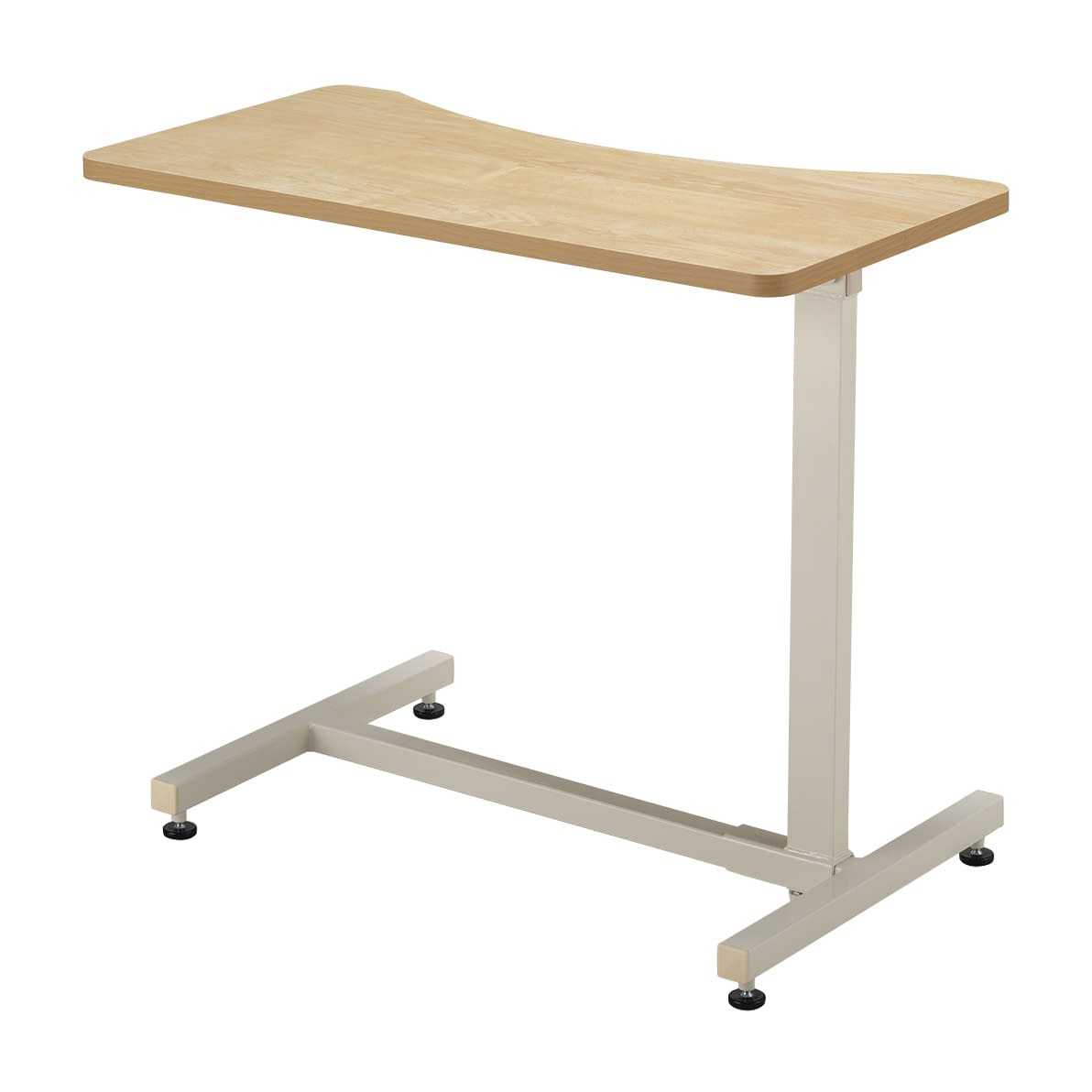 エコノミーベッドサイドテーブル アジャスタータイプ 25-3290-0002 ナチュラル MATSUYOSHI TB-BST-0165(アジャスター)