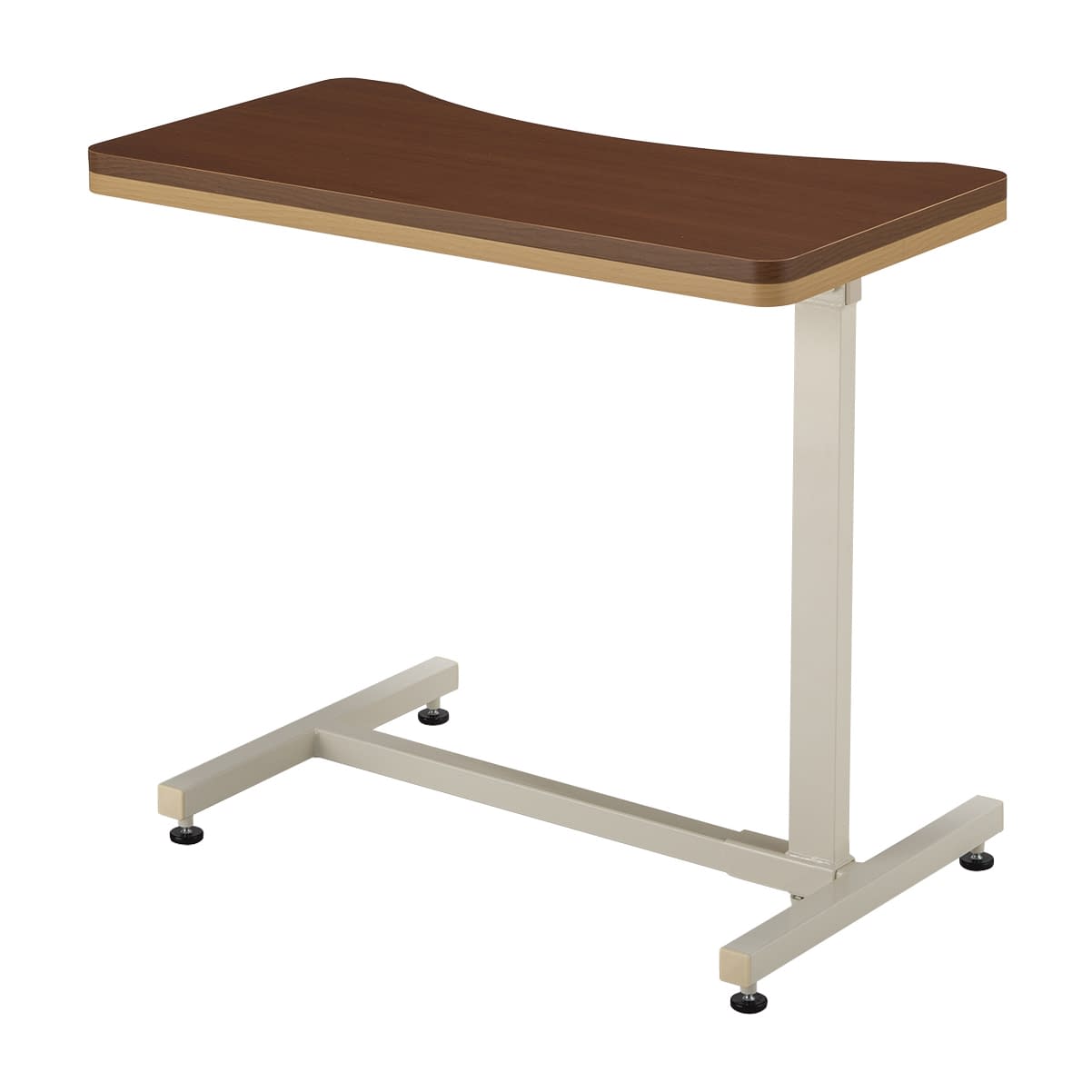 エコノミーベッドサイドテーブル アジャスタータイプ 25-3290-0003 ブラウン MATSUYOSHI TB-BST-0165(アジャスター)