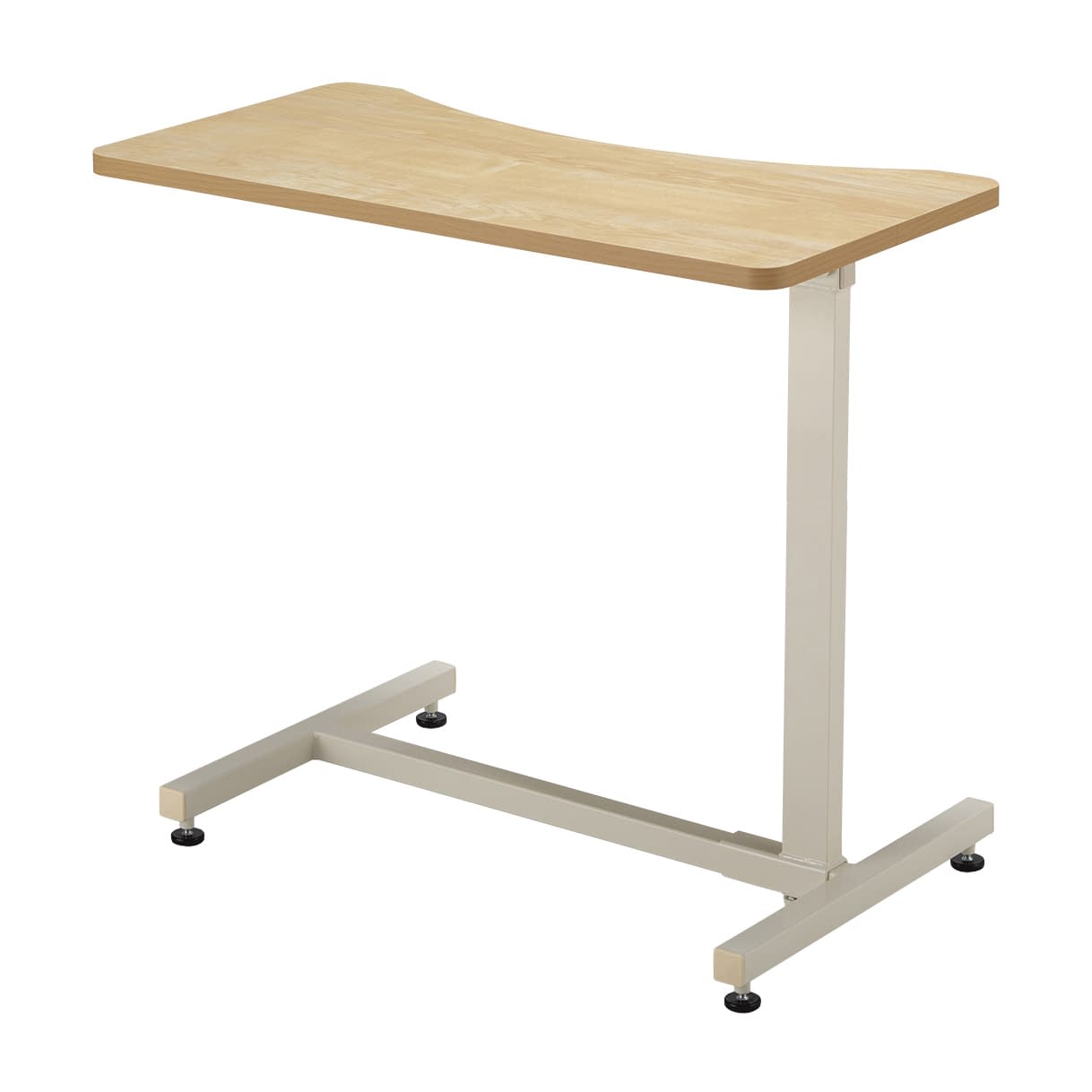 エコノミーベッドサイドテーブル アジャスタータイプ 25-3290-0102 ナチュラル MATSUYOSHI TB-BST-0170(アジャスター)