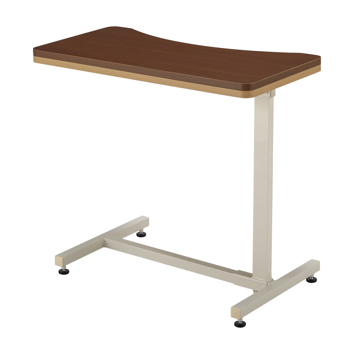 エコノミーベッドサイドテーブル アジャスタータイプ 25-3290-0103 ブラウン MATSUYOSHI TB-BST-0170(アジャスター)