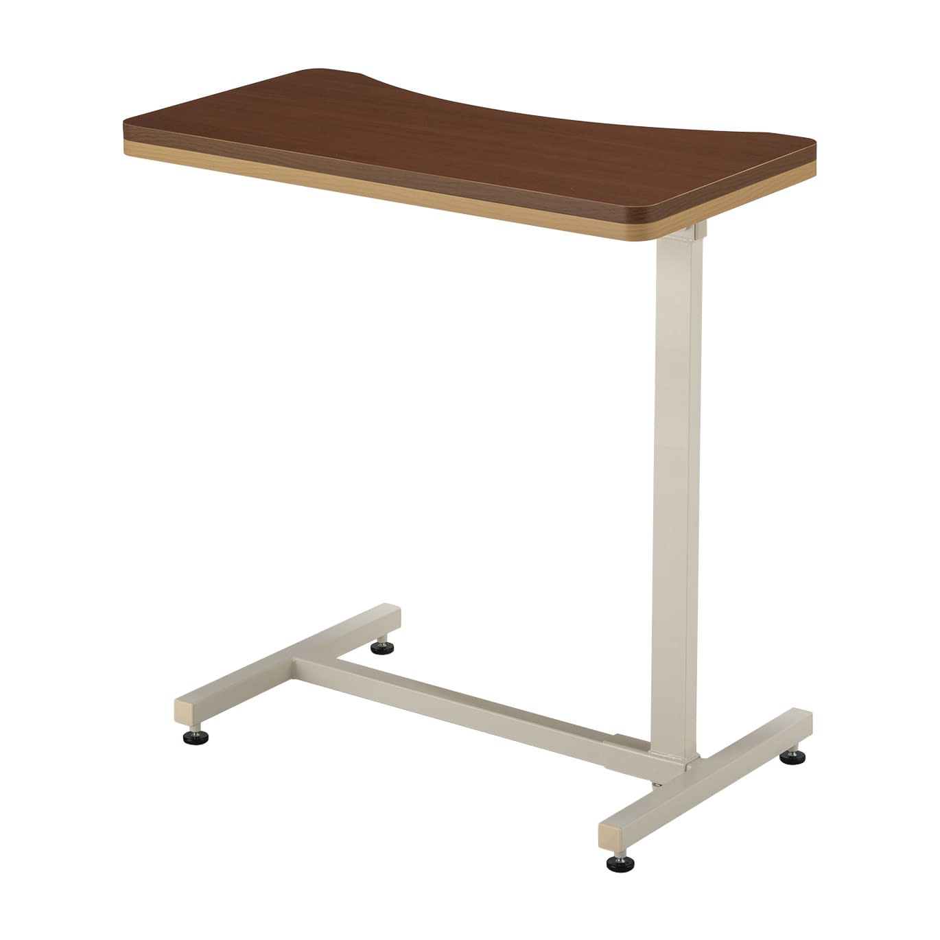 エコノミーベッドサイドテーブル アジャスタータイプ 25-3290-0503 ブラウン MATSUYOSHI TB-BST-0190(アジャスター)