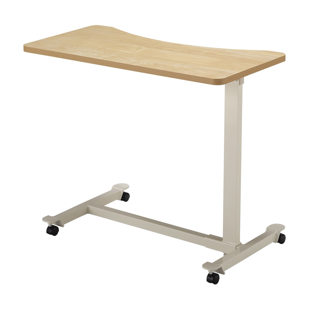 エコノミーベッドサイドテーブル キャスタータイプ 25-3291-0002 ナチュラル MATSUYOSHI TB-BST-0265(キャスター)