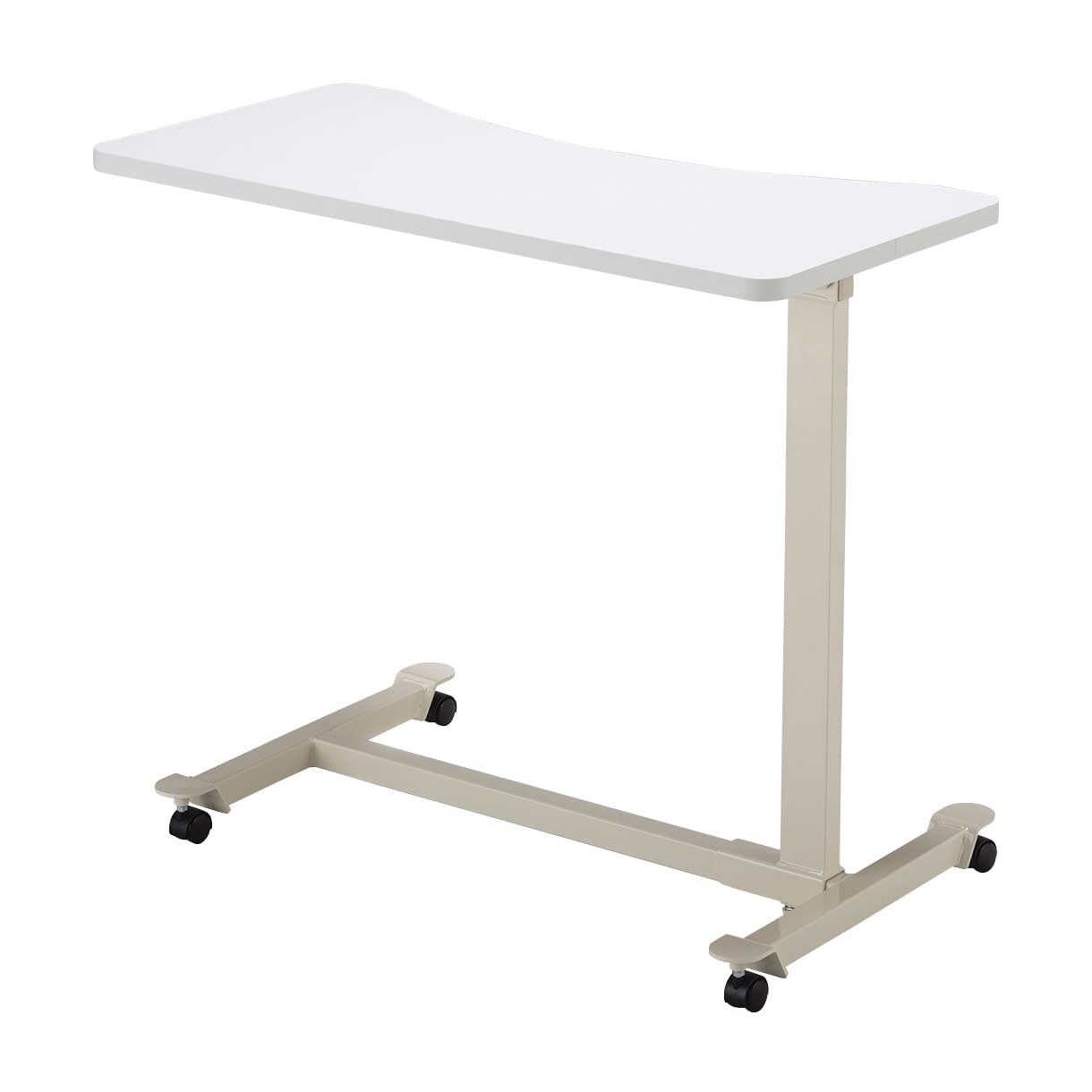 エコノミーベッドサイドテーブル キャスタータイプ 25-3291-0101 ホワイト MATSUYOSHI TB-BST-0270(キャスター)