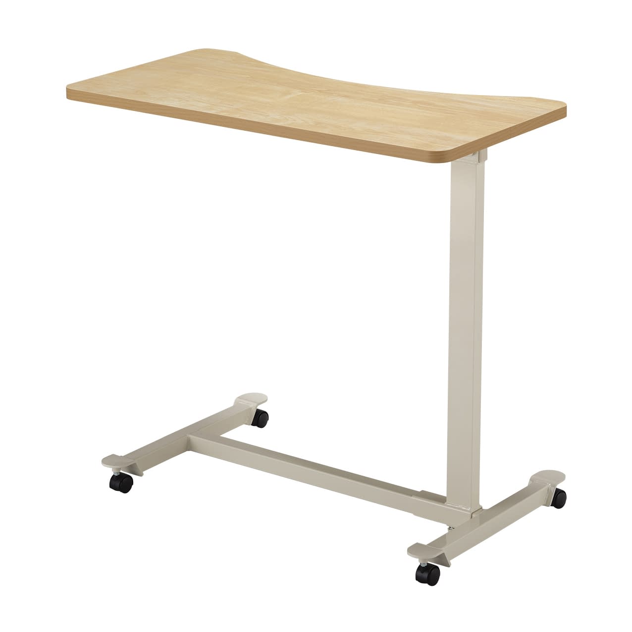 エコノミーベッドサイドテーブル キャスタータイプ 25-3291-0302 ナチュラル MATSUYOSHI TB-BST-0280(キャスター)