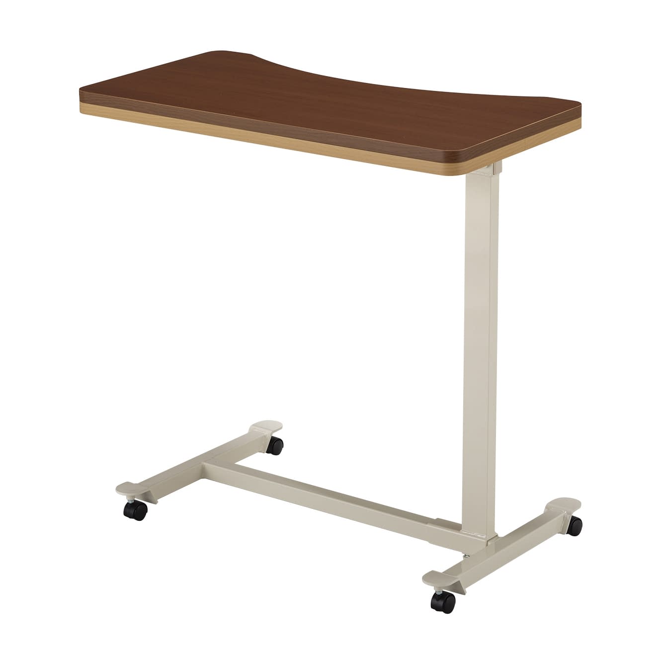 エコノミーベッドサイドテーブル キャスタータイプ 25-3291-0403 ブラウン MATSUYOSHI TB-BST-0285(キャスター)