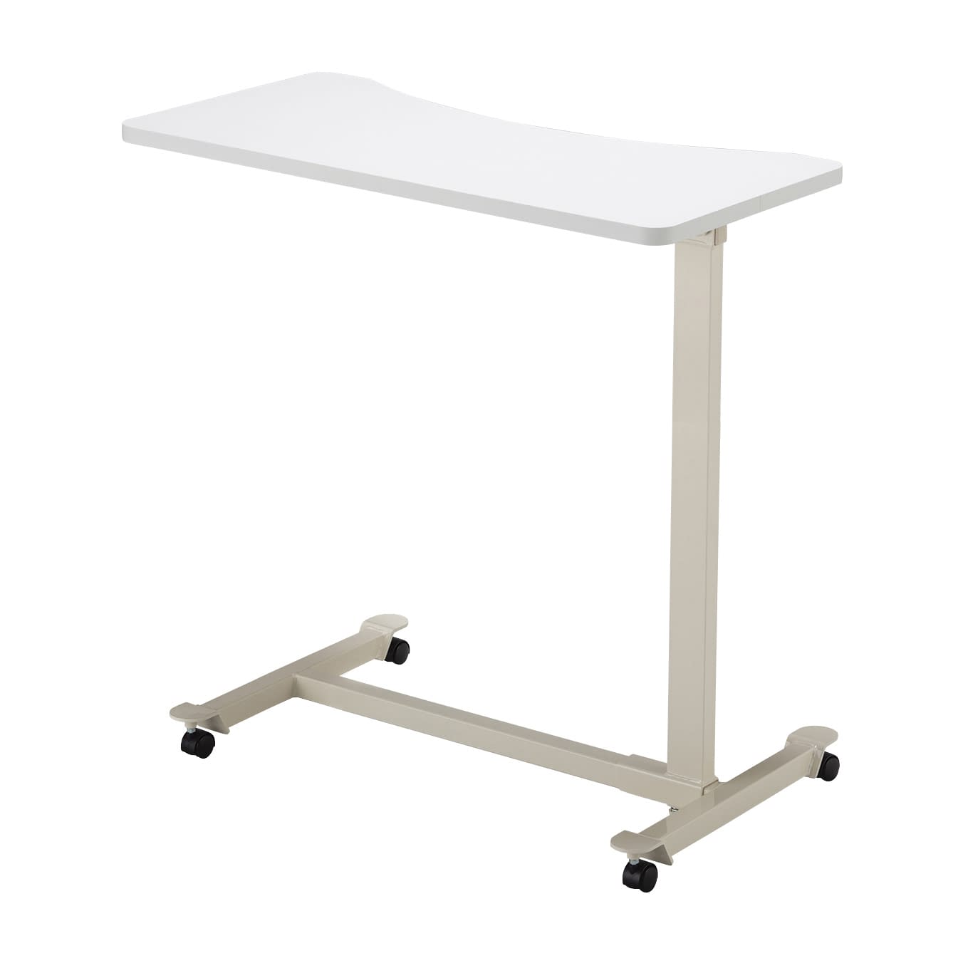 エコノミーベッドサイドテーブル キャスタータイプ 25-3291-0501 ホワイト MATSUYOSHI TB-BST-0290(キャスター)