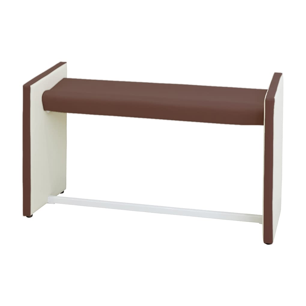 マツヨシ 待合室用ハイチェア W1200mm 待合室用椅子 25-3296-0108 モカブラウン MATSUYOSHI MY-MHH12(W1200MM)