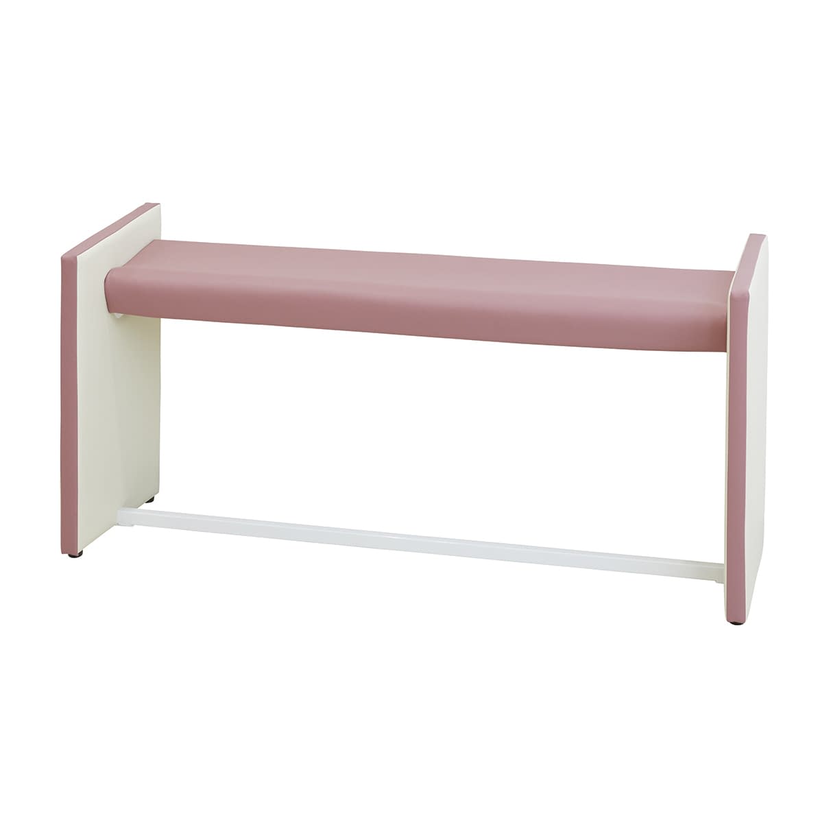 マツヨシ 待合室用ハイチェア W1500mm 待合室用椅子 25-3296-0205 コーラルピンク MATSUYOSHI MY-MHH15(W1500MM)