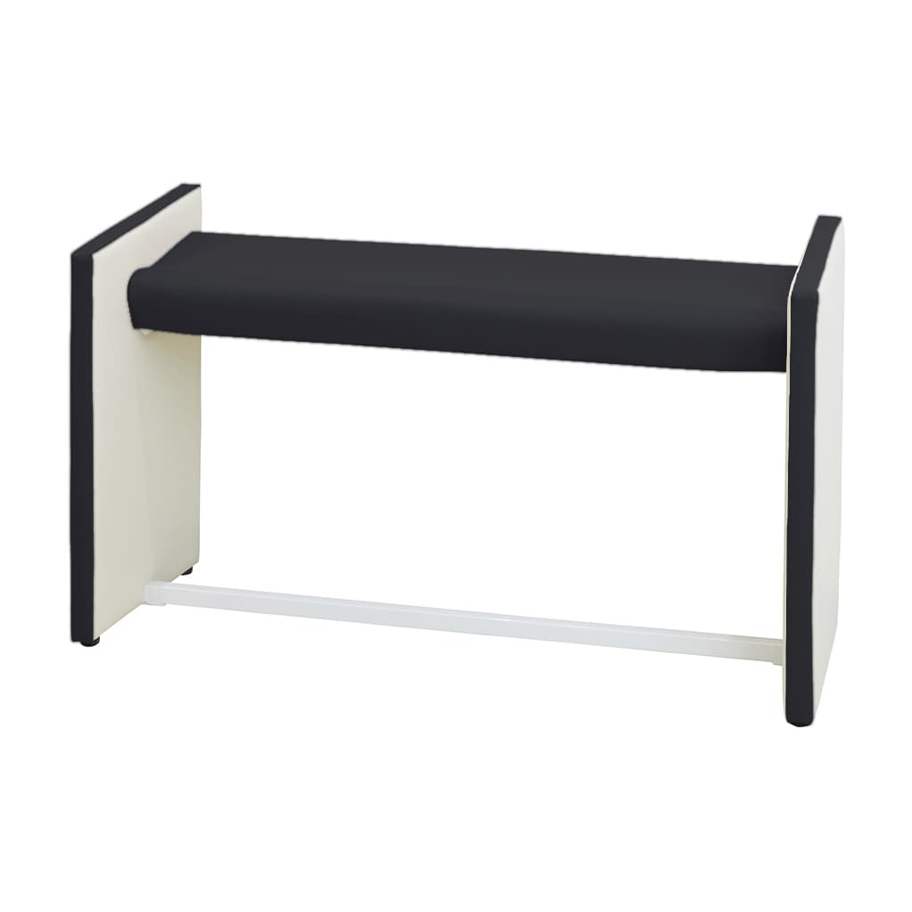 マツヨシ 待合室用ハイチェア W1500mm 待合室用椅子 25-3296-0210 ネオブラック MATSUYOSHI MY-MHH15(W1500MM)