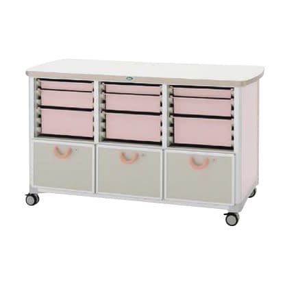 作業台 25-2310-0001 トレー：ピーチ サカセ化学工業 WT-1525B-1(ホンタイ:ピーチ