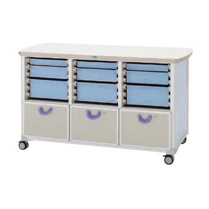 作業台 25-2310-0102 トレー：ブルー サカセ化学工業 WT-1525B-1(ホンタイ:ブルー