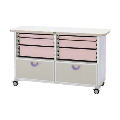 作業台 25-2310-0301 トレー：ピーチ サカセ化学工業 WT-1524B-1(ホンタイ:ブルー