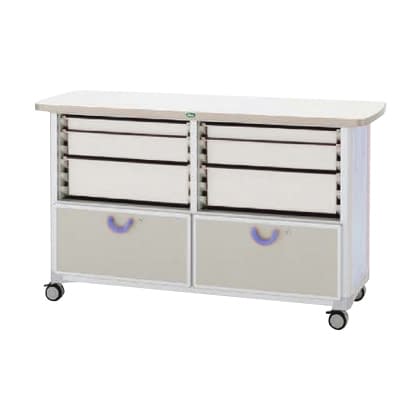 作業台 25-2310-0304 トレー：ニュートラル サカセ化学工業 WT-1524B-1(ホンタイ:ブルー