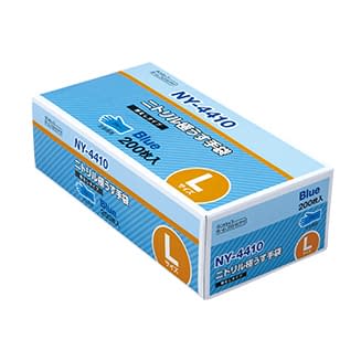 粉なしニトリル極うす手袋 25-3843-03 ダンロップホームプロダクツ 05713(L)200マイイリ