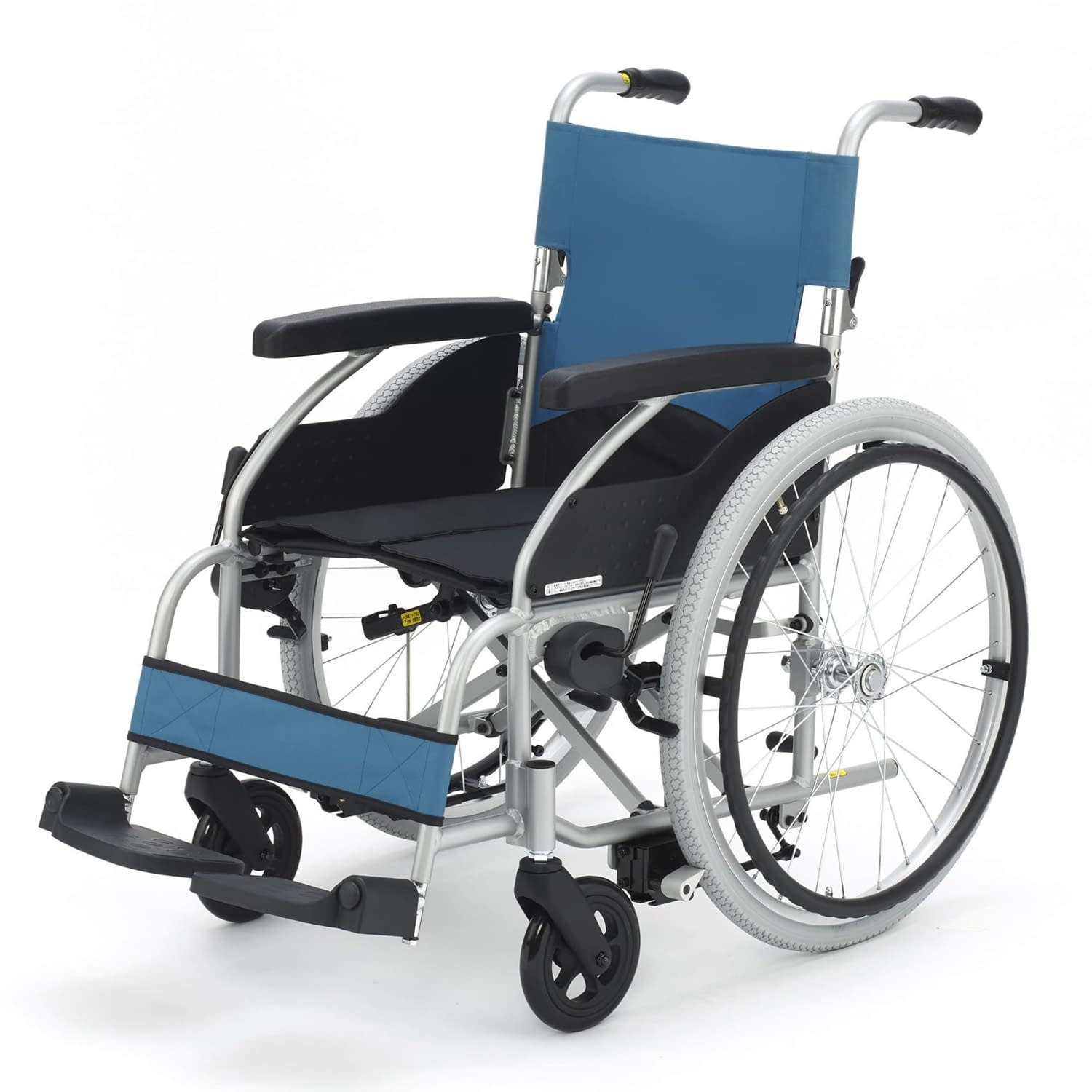 車いす ロックアシスタII(標準タイプ 背折れ・標準タイプ 車椅子(自走用) 25-4707-00 プロフィットケア LA-1