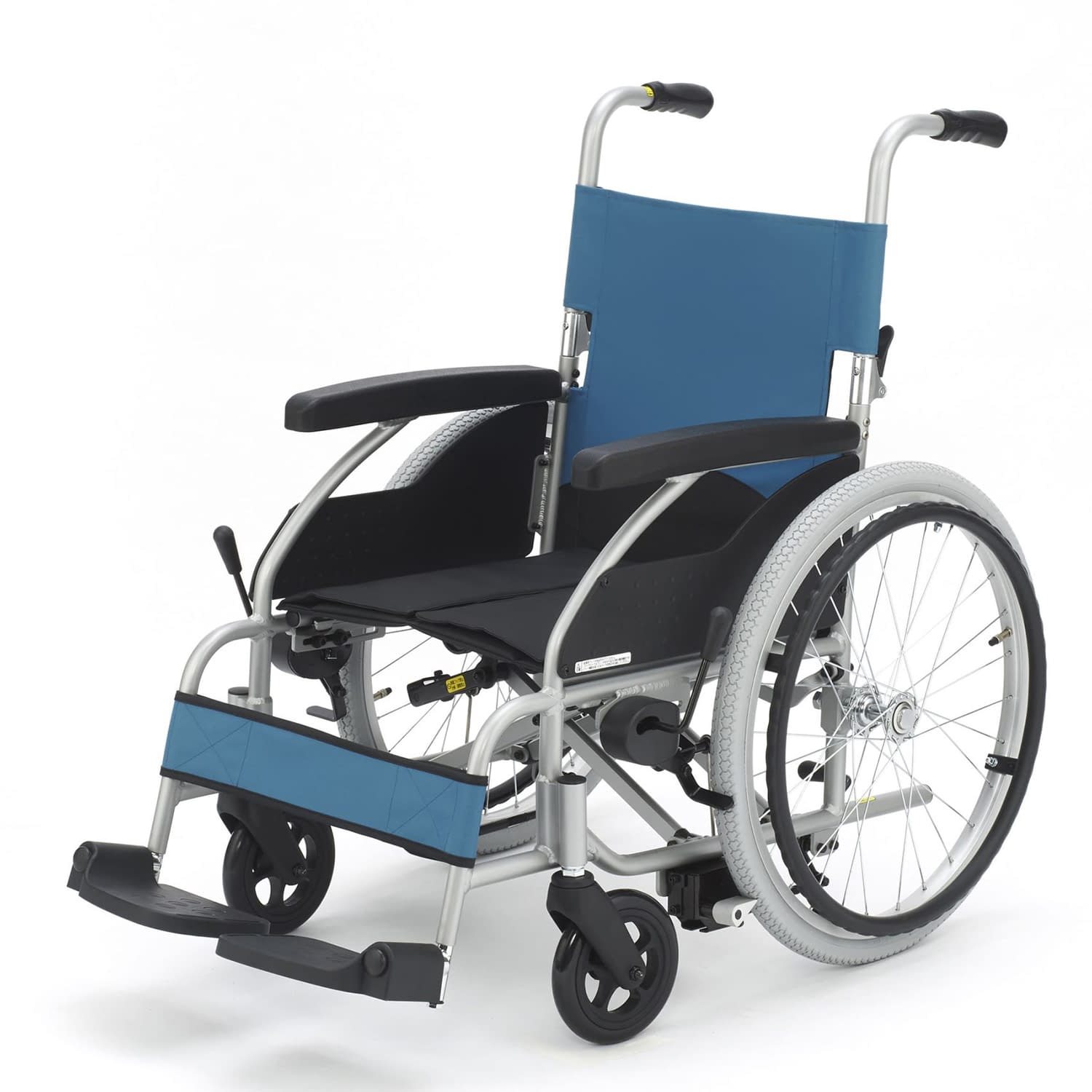 車いす ロックアシスタII(低床タイプ 背折れ・低床タイプ 車椅子(自走用) 25-4707-01 プロフィットケア LA-2