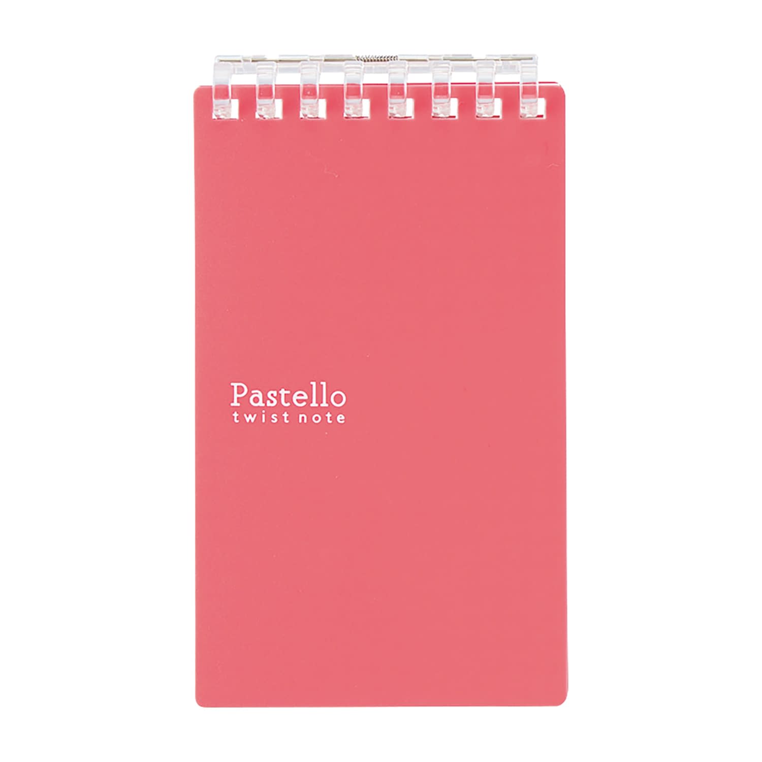 パステロ ツイストノート(メモサイズ メモ帳 25-6563-03 LIHITLAB． N1961-2(ルージュ)