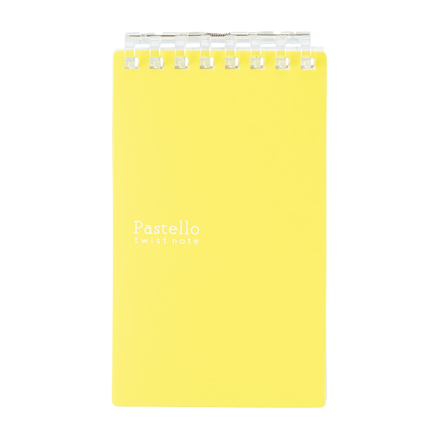 パステロ ツイストノート(メモサイズ メモ帳 25-6563-05 LIHITLAB． N1961-5(イエロー)