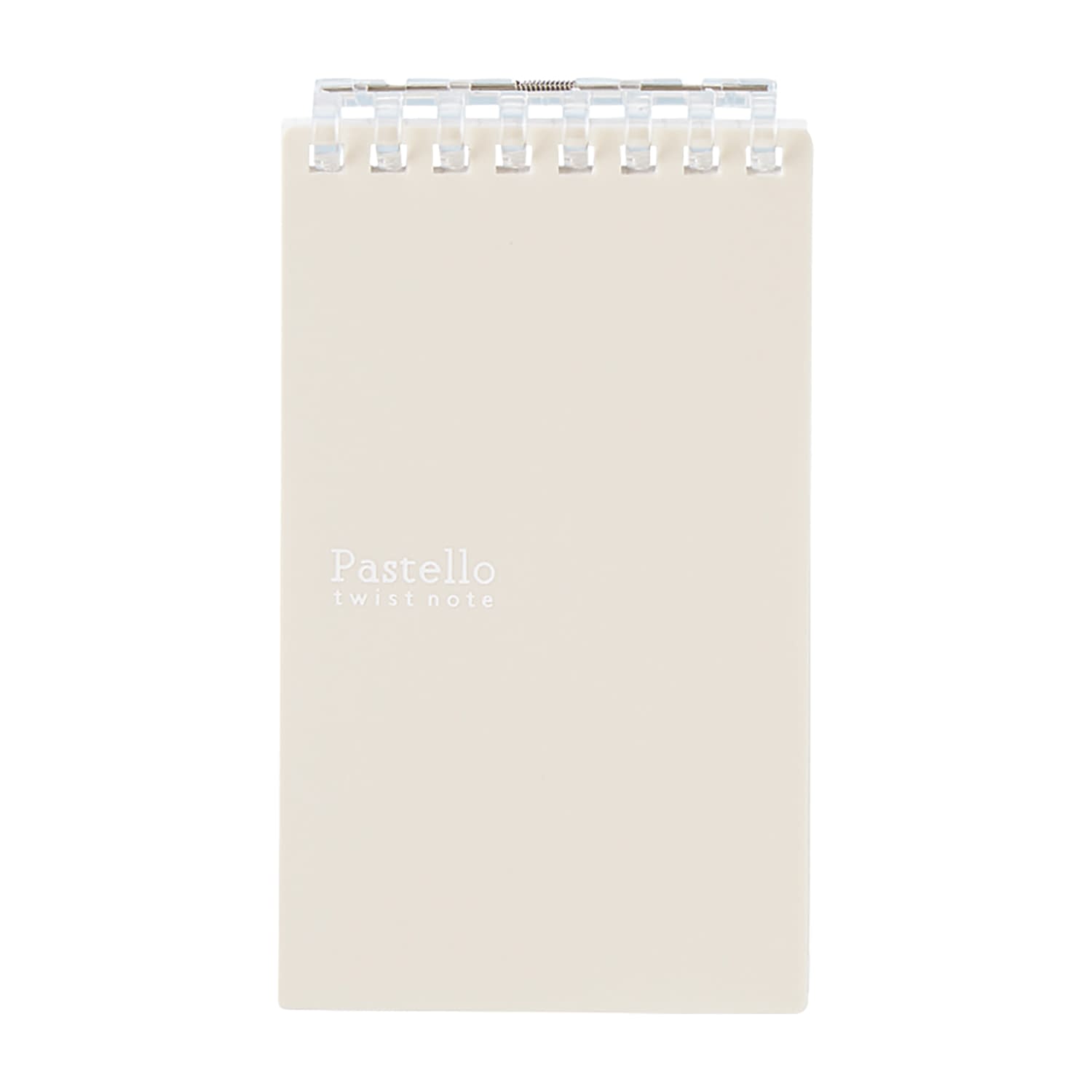 パステロ ツイストノート(メモサイズ メモ帳 25-6563-01 LIHITLAB． N1961-16(ベージュ)