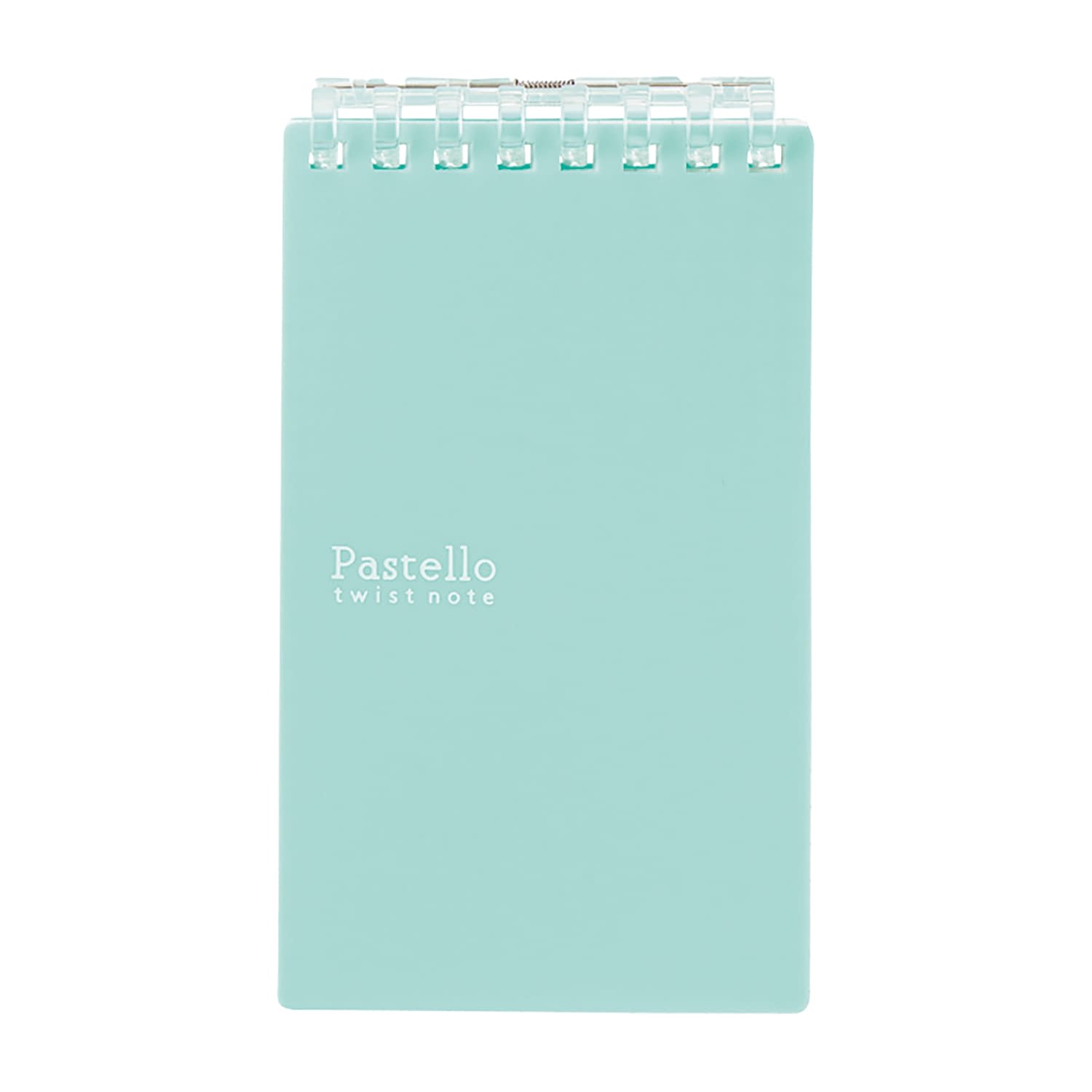 パステロ ツイストノート(メモサイズ メモ帳 25-6563-02 LIHITLAB． N1961-19(ライトグリーン)