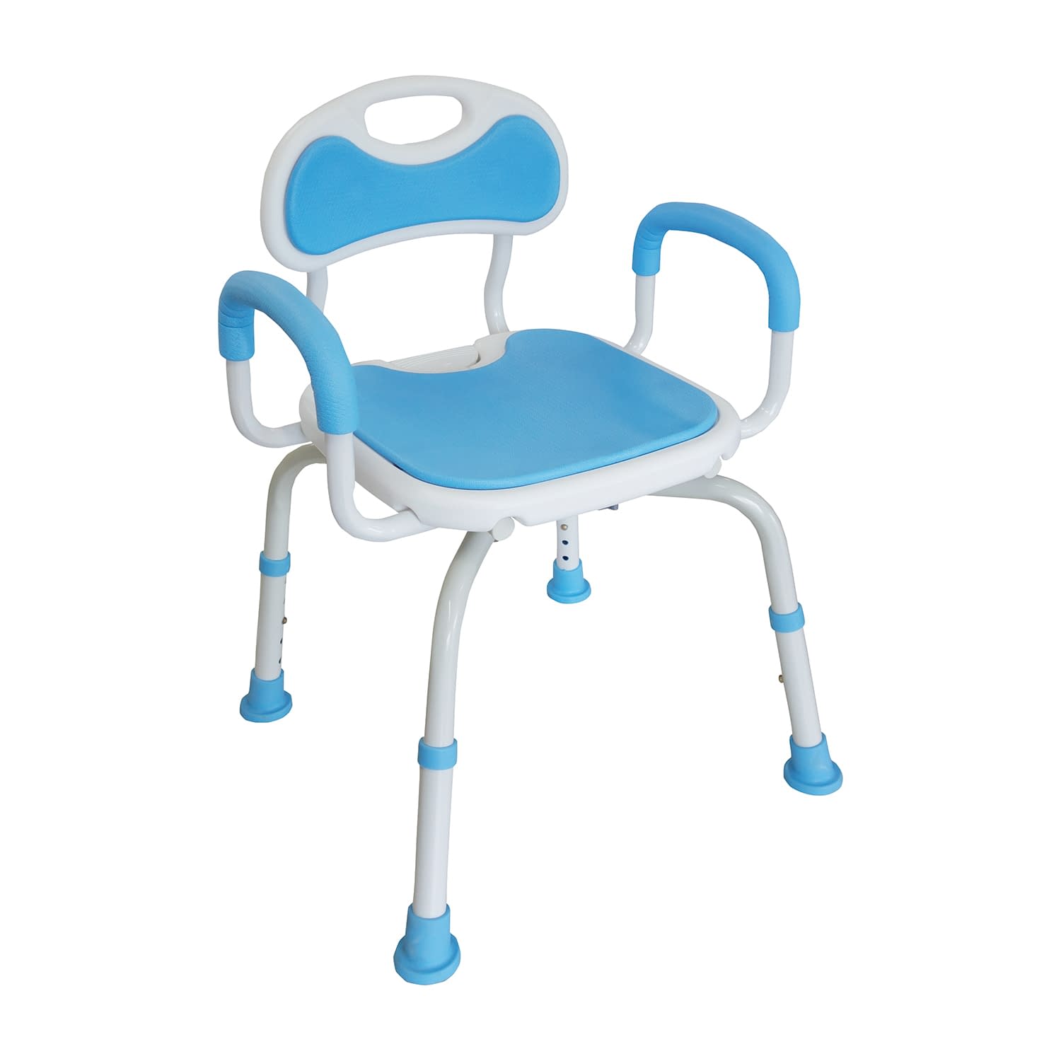 回転シャワーチェアー 極楽 25-4582-00 ユニトレンド SCK-002BL(ブルー)