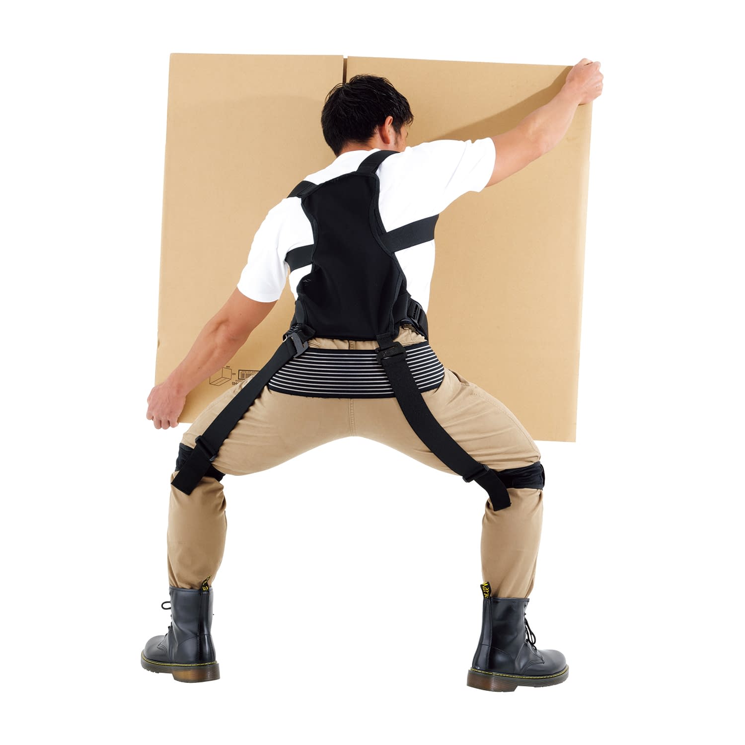 全身アシストパワースーツ(L) 25-5596-01 モリトジャパン S1500-1434(ブラック)