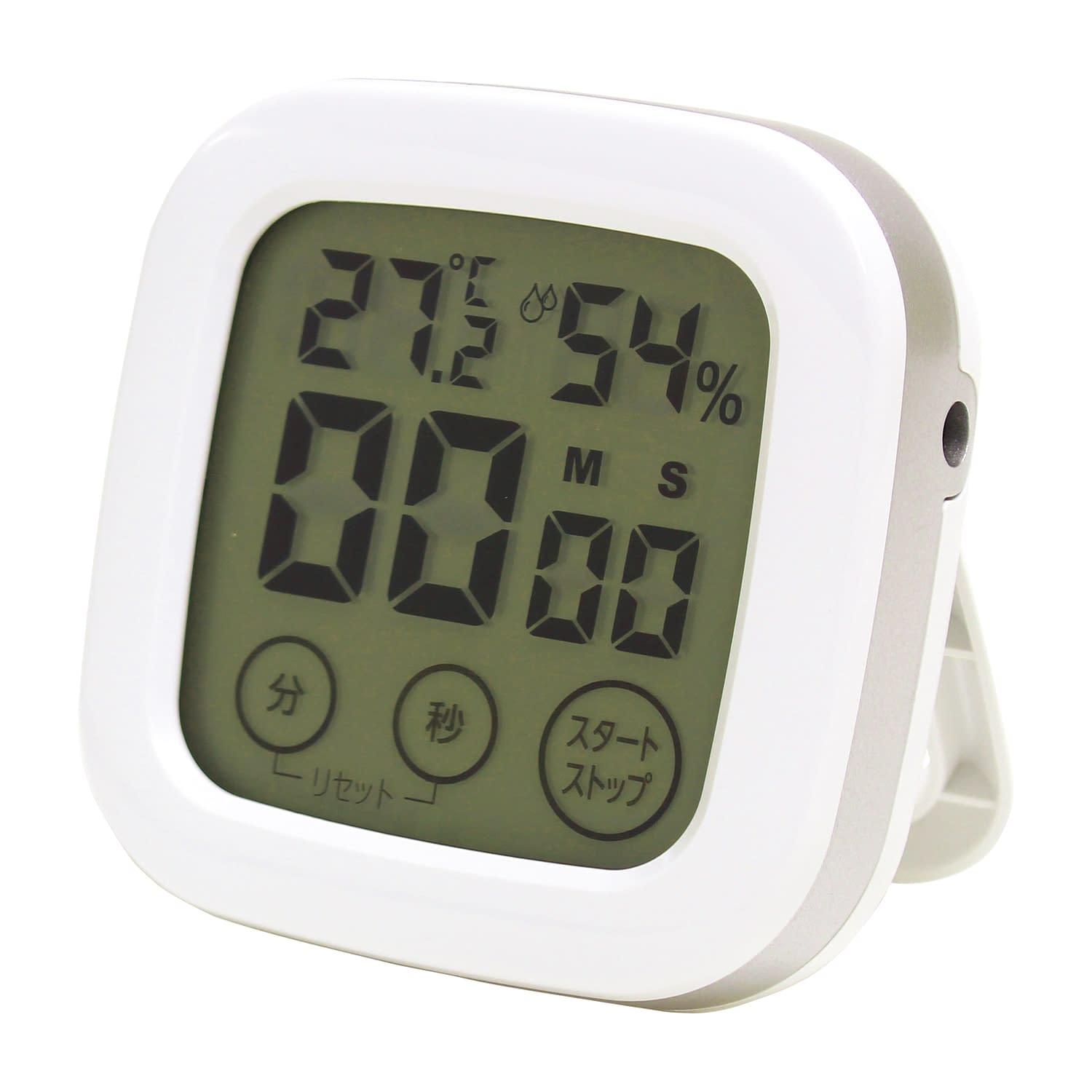 エンペックス 光る温・湿タイマー 温湿度計 25-5662-00 EMPEX TD-8381